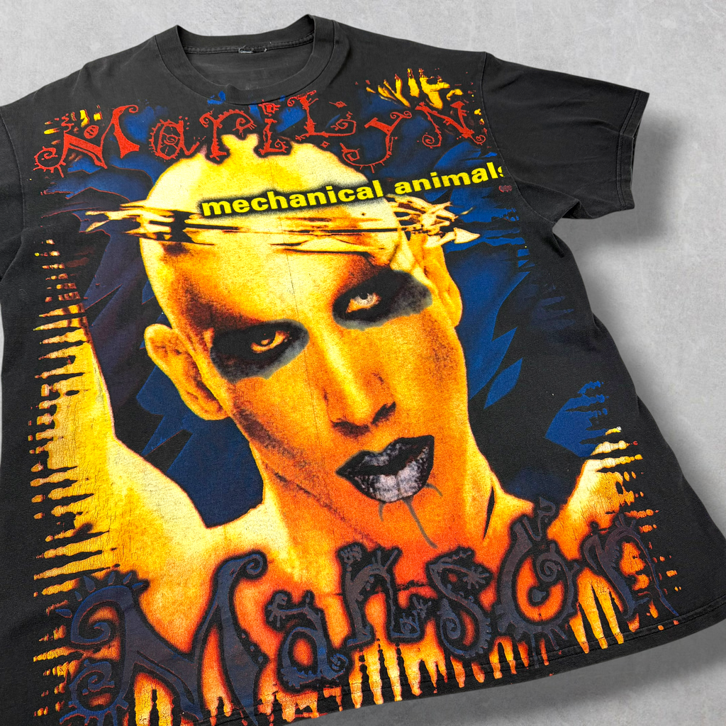Vintage 90s Resurreccion Marilyn Manson "Mechanical Animals" Tee XL