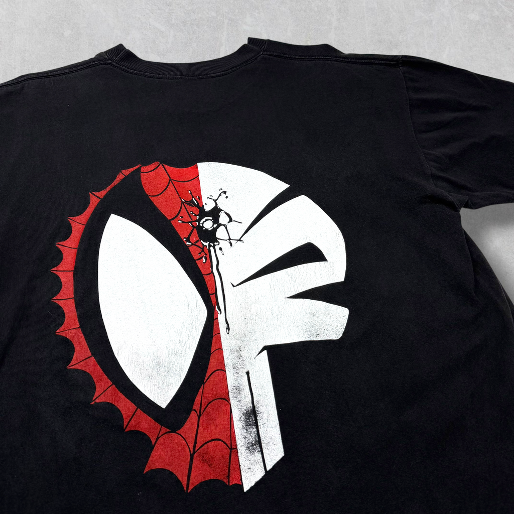 Vintage 90s Pre Peyote Spider-Man vs. The Punisher Tee XL