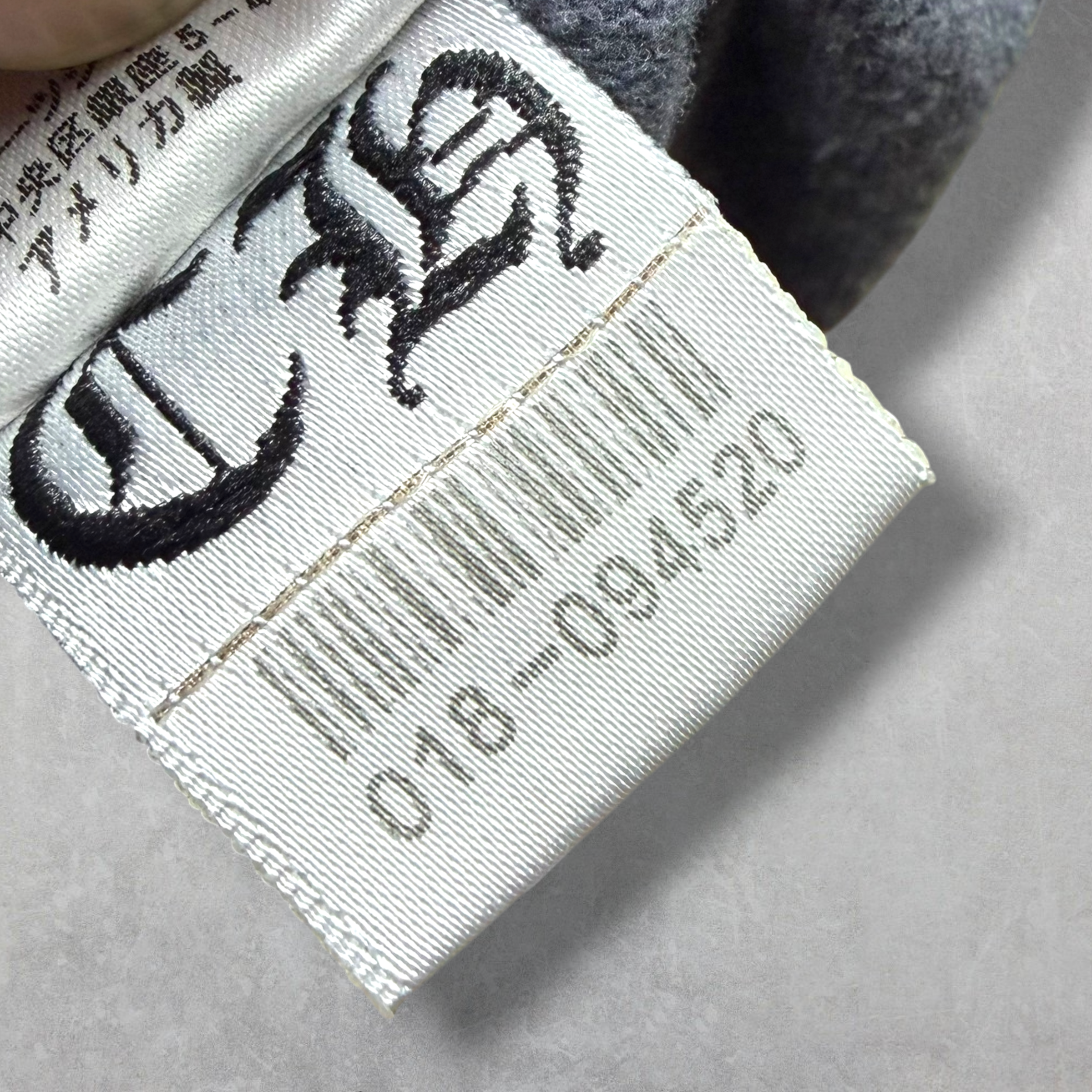 Vintage Chrome Hearts T Bar Grey Zip Up Hoodie S