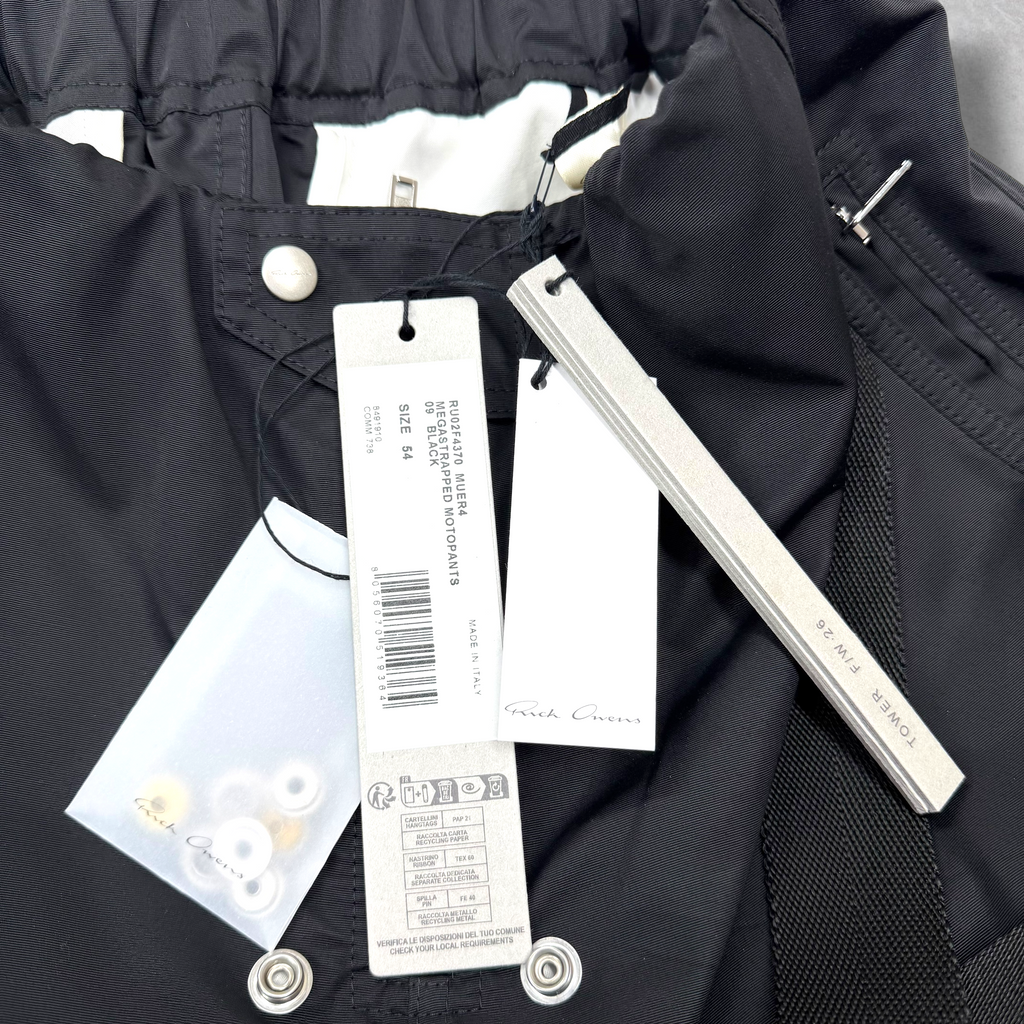 Rick Owens Megastrapped Motopants 54 (XL)