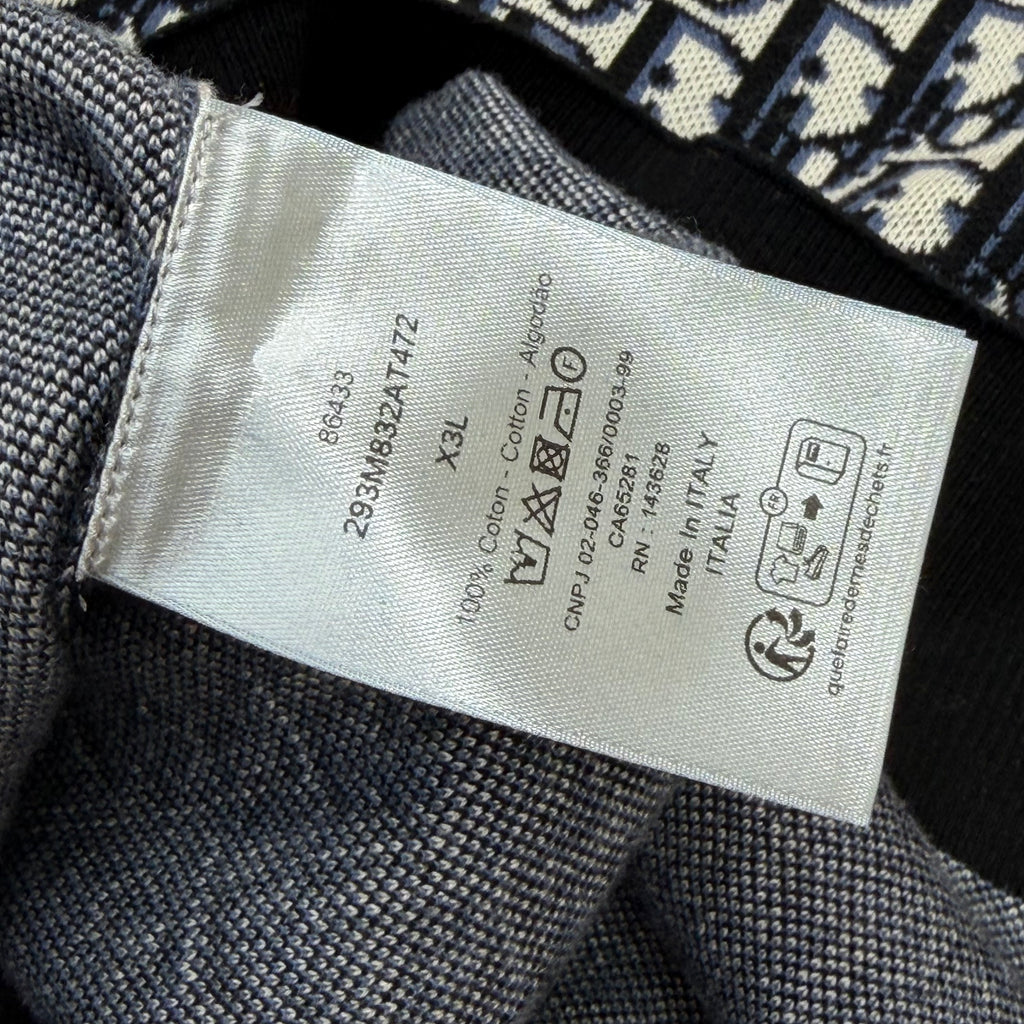 Dior Oblique Polo Shirt XXXL