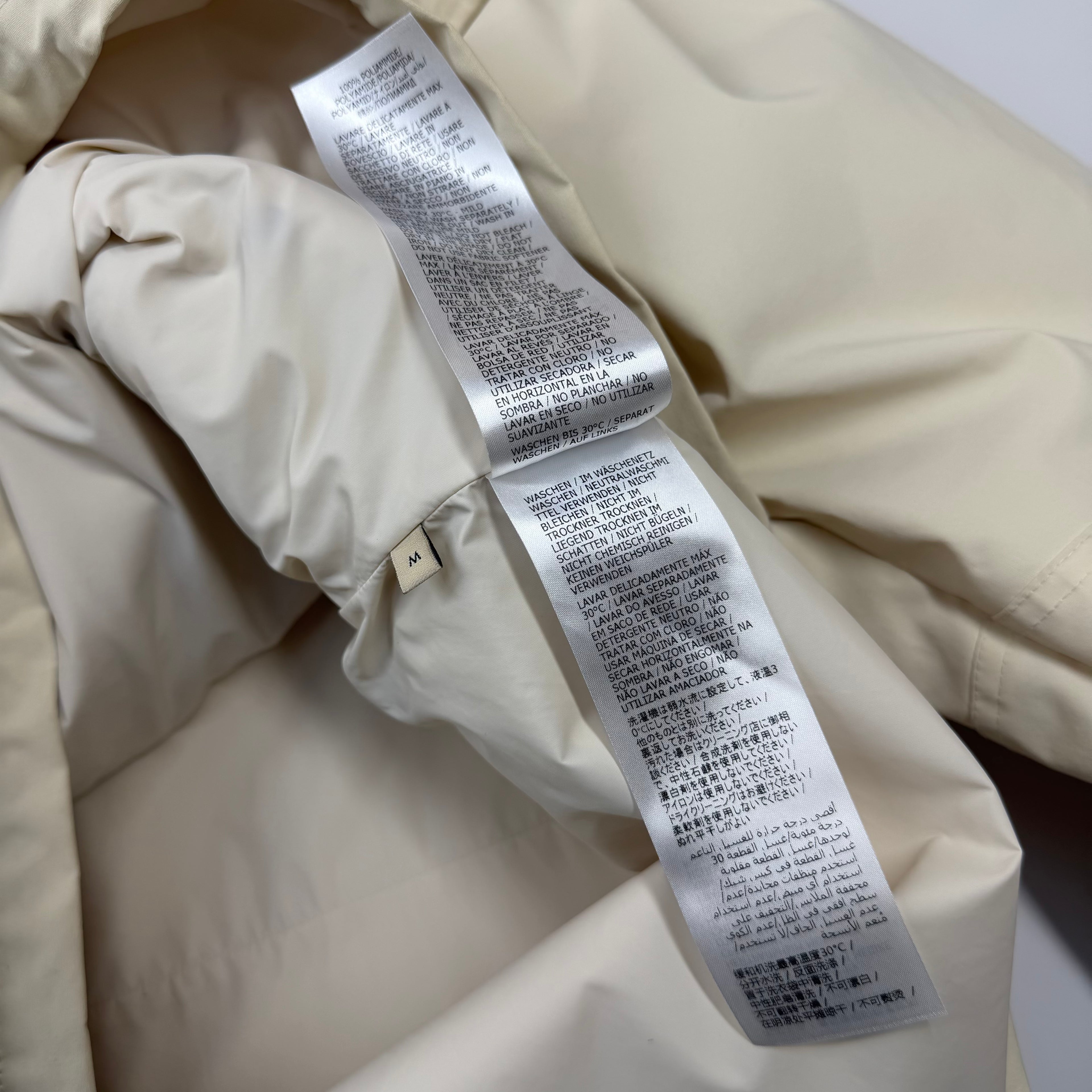 Gucci x The North Face Nylon Anorak Beige M