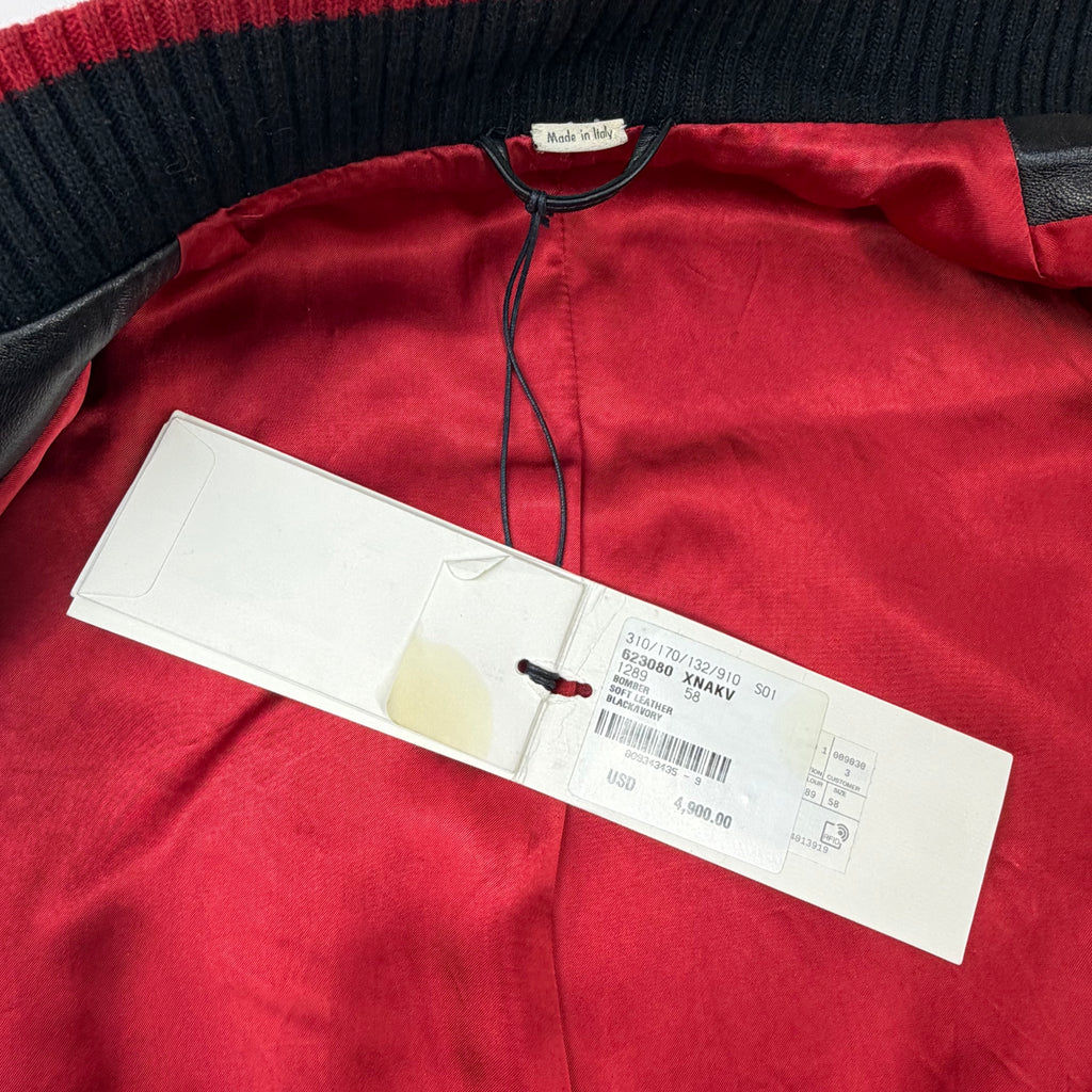 Gucci Orgasmique Leather Bomber 58 (XXXL)