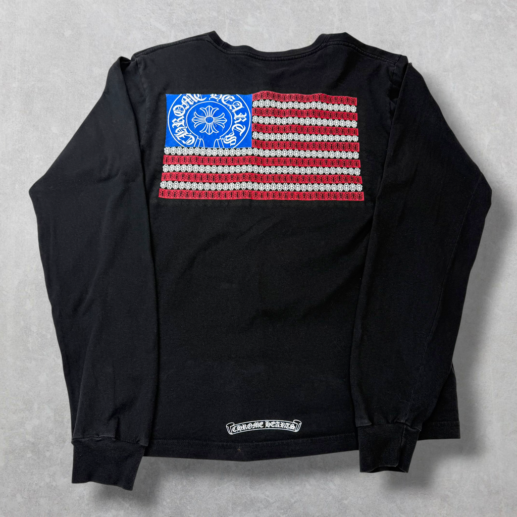 Chrome Hearts American Flag L/S M