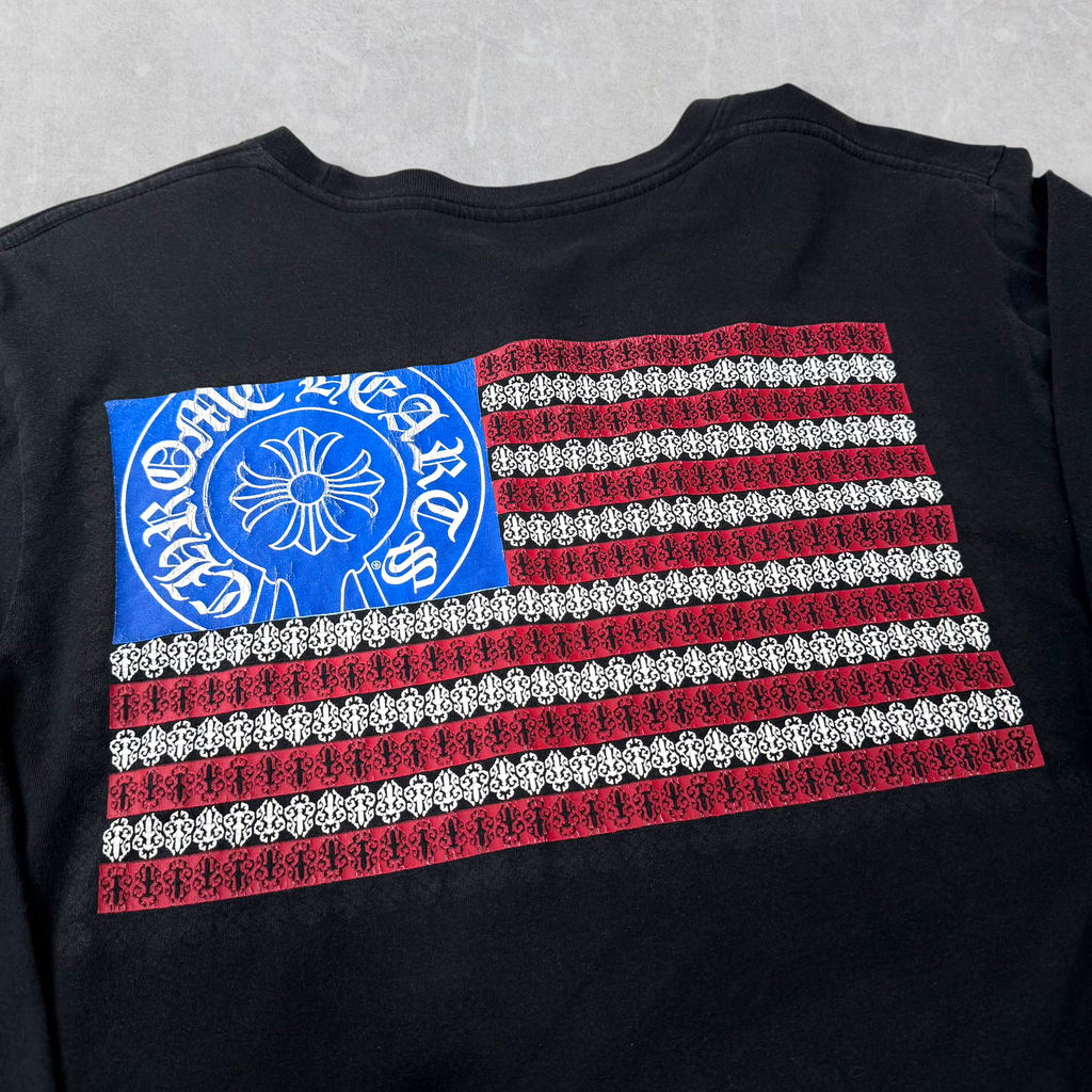 Chrome Hearts American Flag L/S M