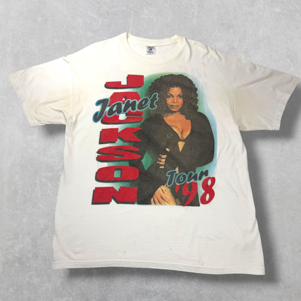 Vintage 1998 Janet Jackson & Usher Tour Tee XL