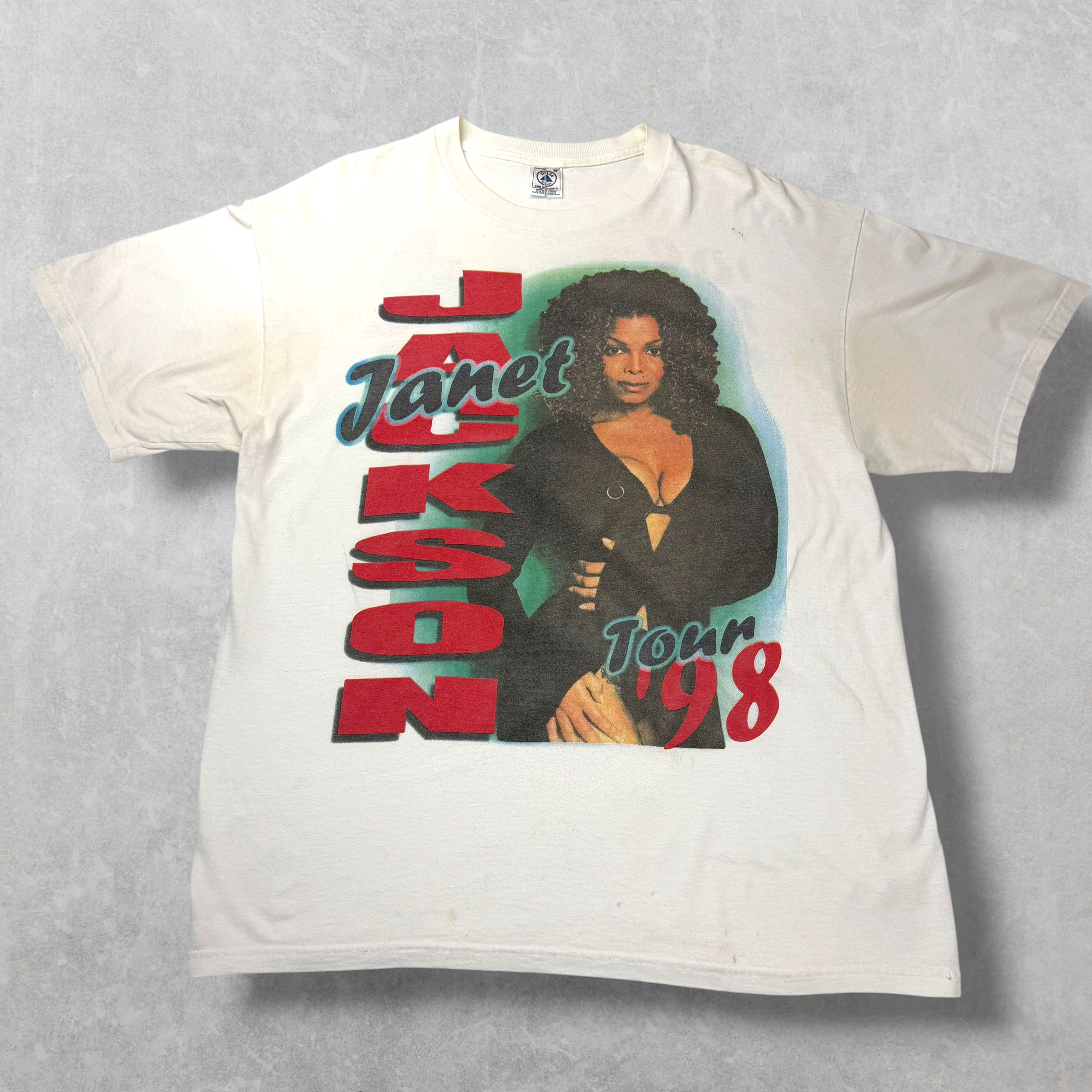 Vintage 1998 Janet Jackson & Usher Tour Tee XL
