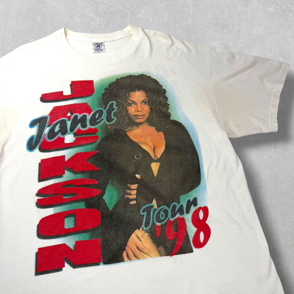 Vintage 1998 Janet Jackson & Usher Tour Tee XL