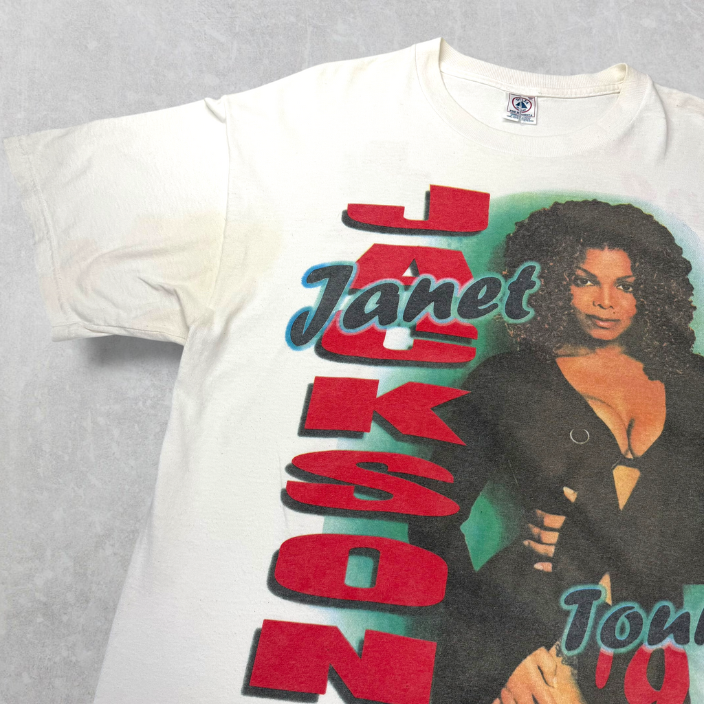 Vintage 1998 Janet Jackson & Usher Tour Tee XL