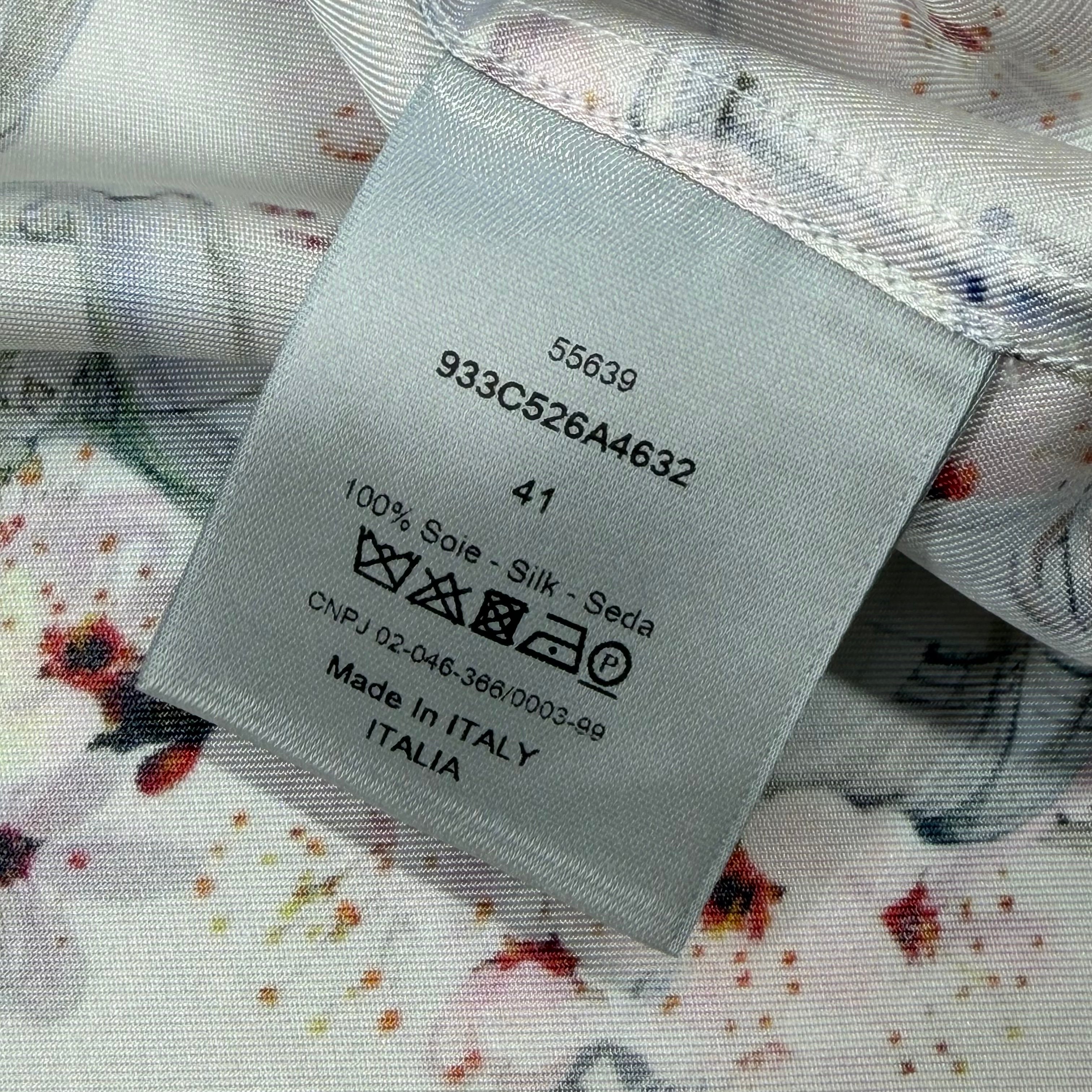 Dior Hajime Sorayama "Sexy Robot" Silk Shirt 41 (L)