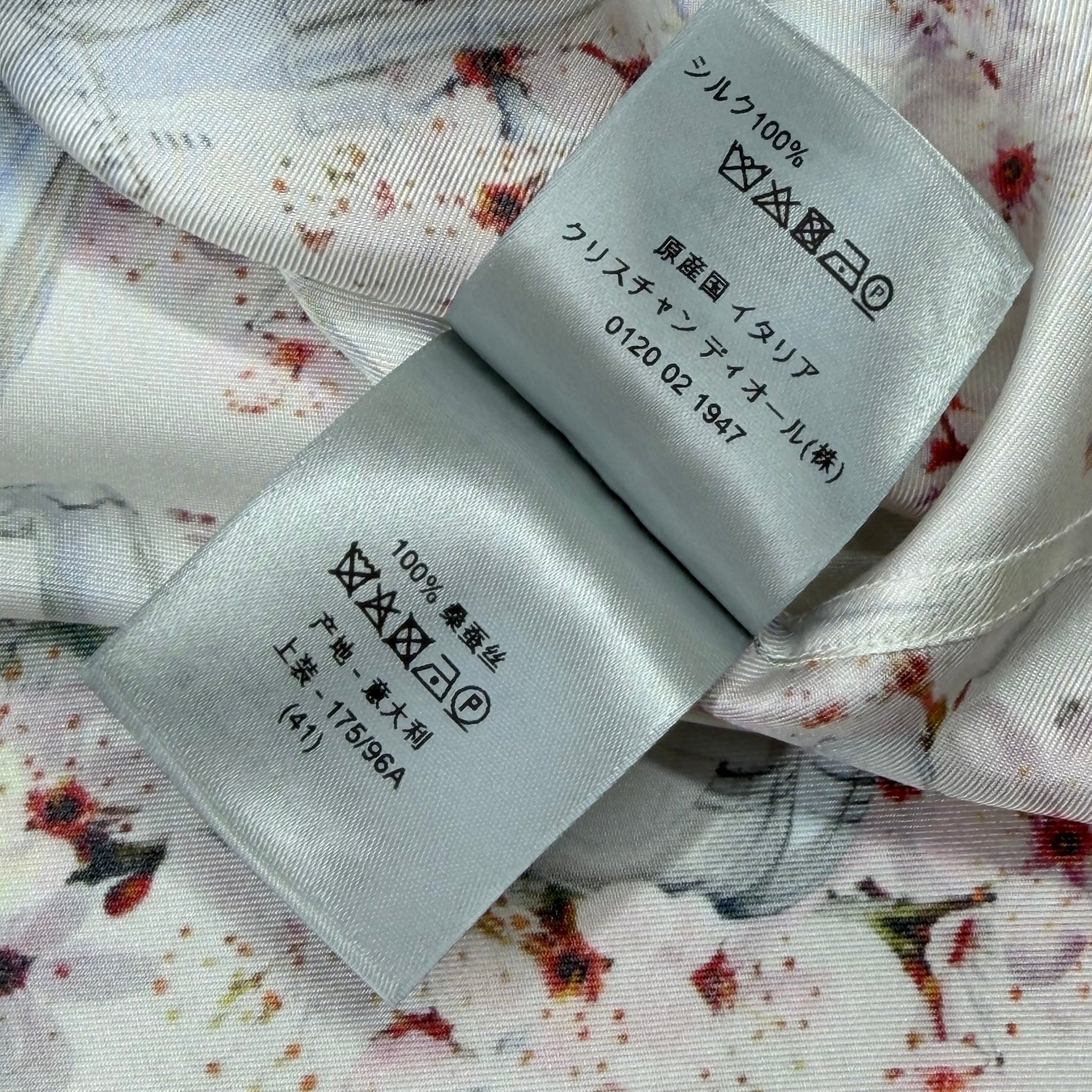 Dior Hajime Sorayama "Sexy Robot" Silk Shirt 41 (L)