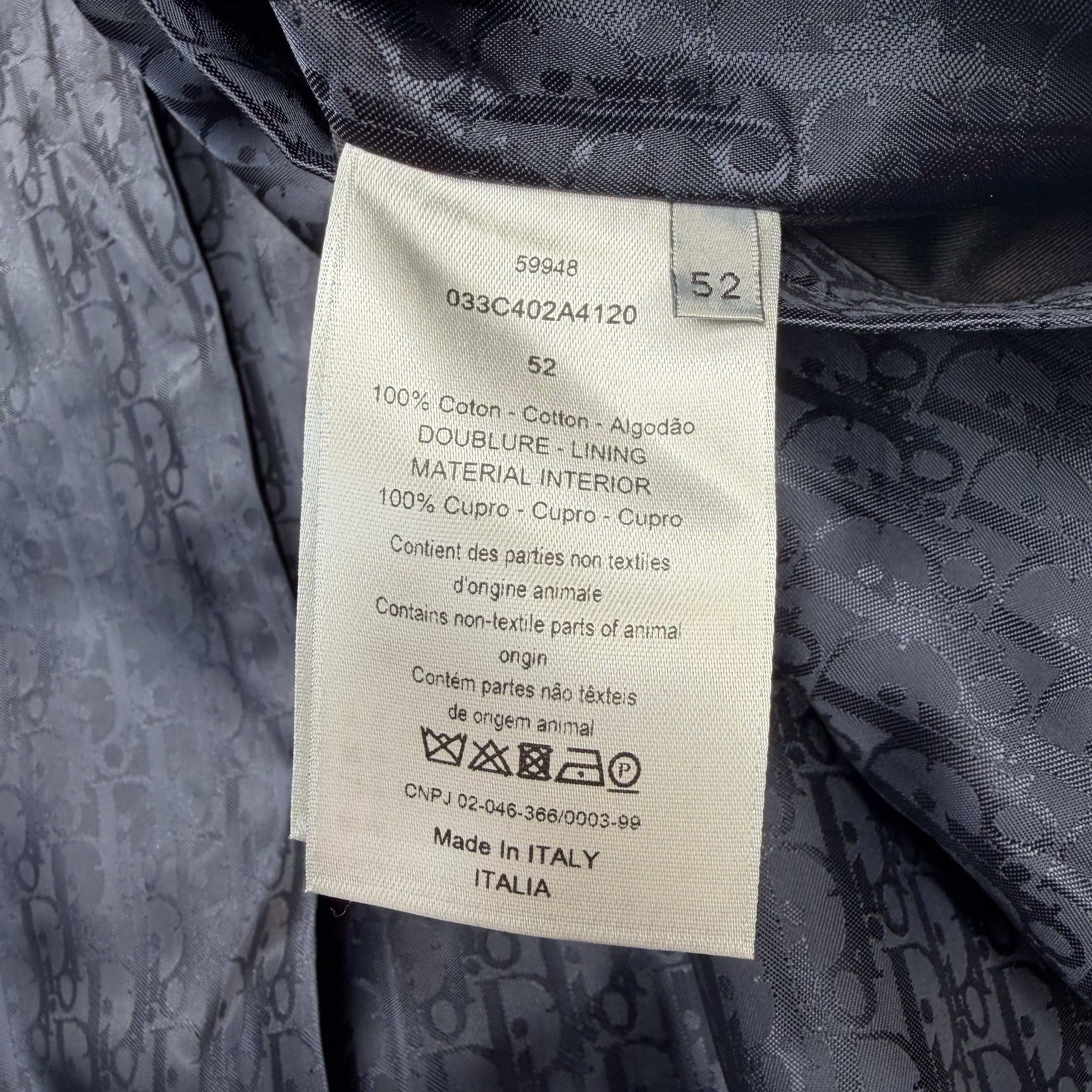 Dior x Jordan Wings Logo Bomber Navy 52 (L)