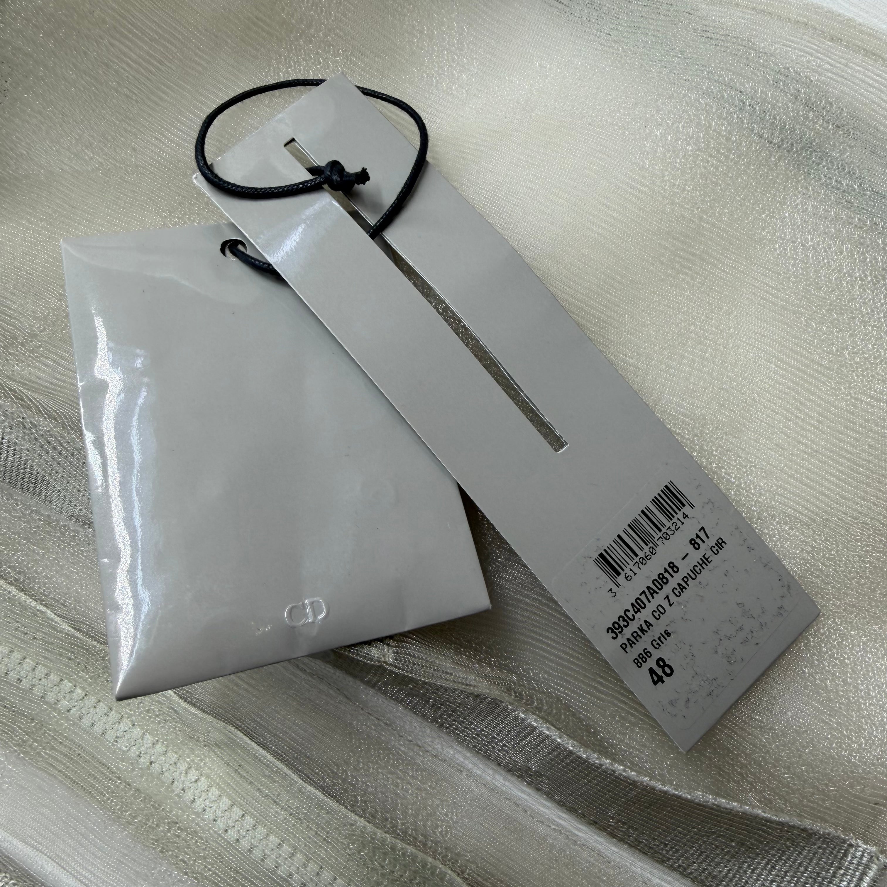 Dior Technical Mesh and Tulle Hooded Jacket 48 (M)