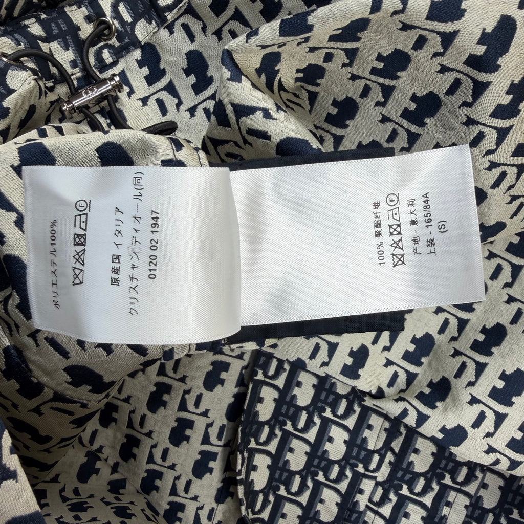 Dior Technical Jacquard Taffeta Hooded Jacket S
