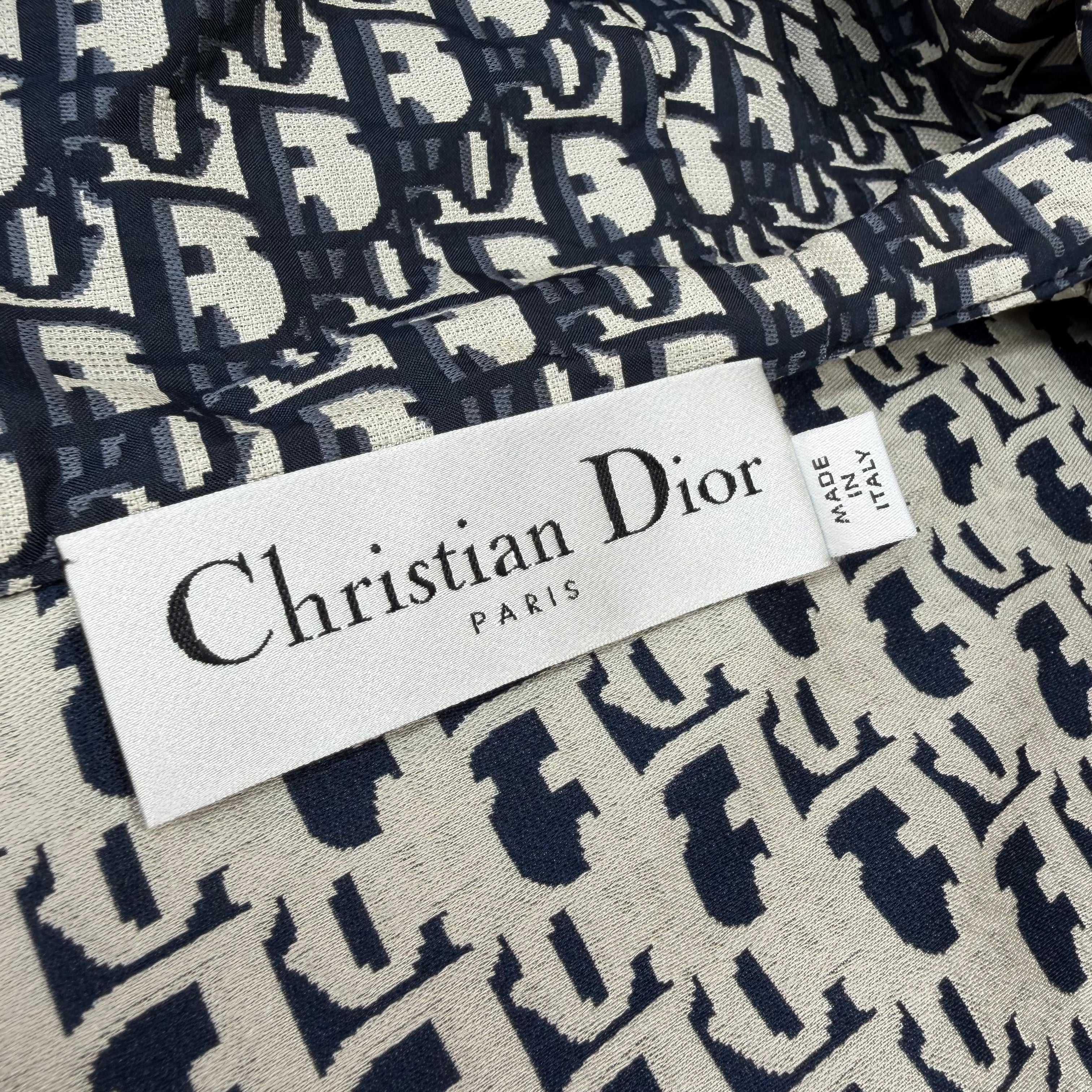 Dior Technical Jacquard Taffeta Hooded Jacket S