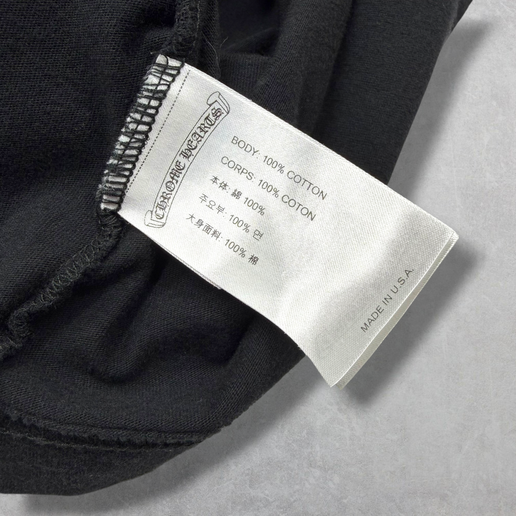 Chrome Hearts Purple Neck Logo Tee XL