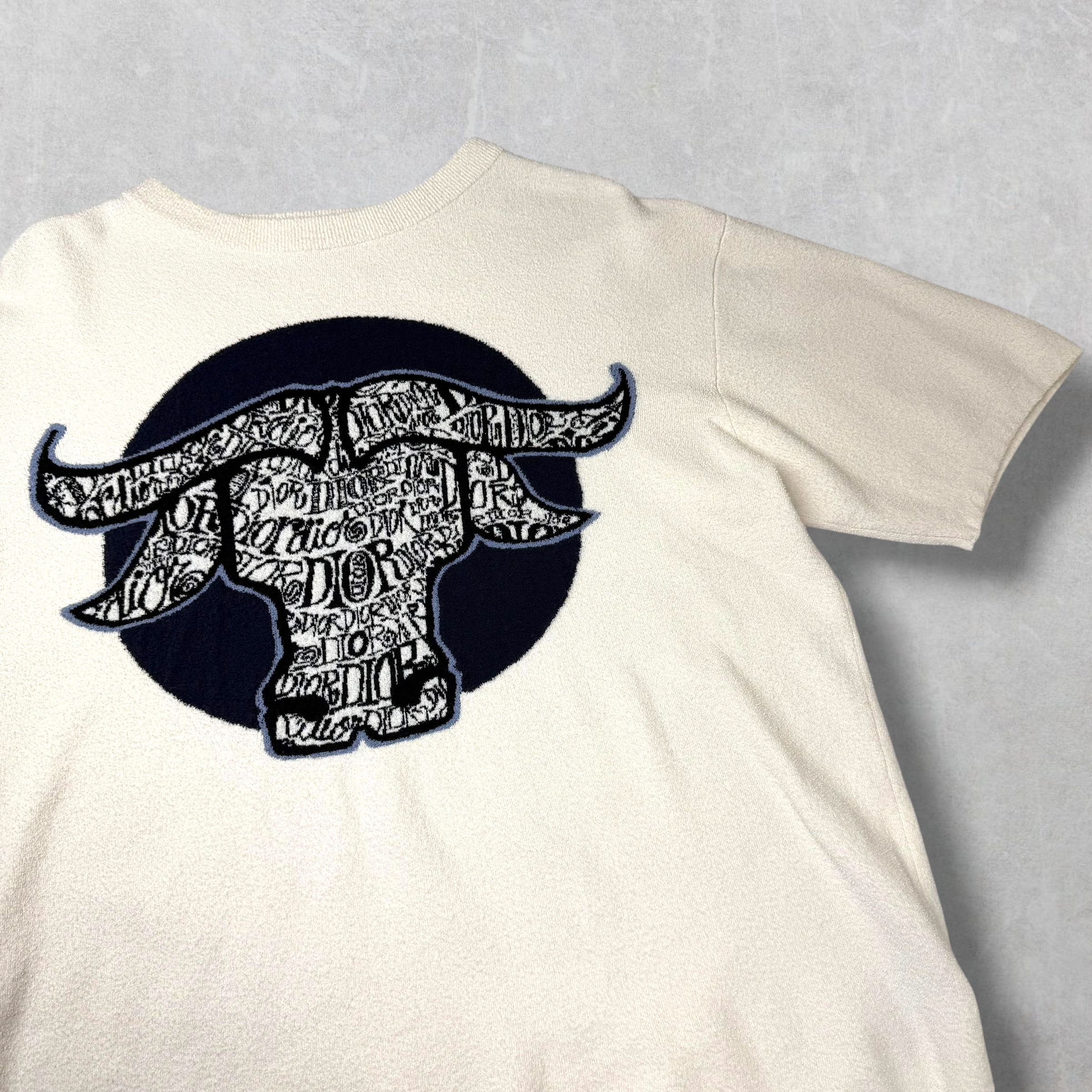 Dior x Stussy "Year of The Ox" Terry Cloth Tee L