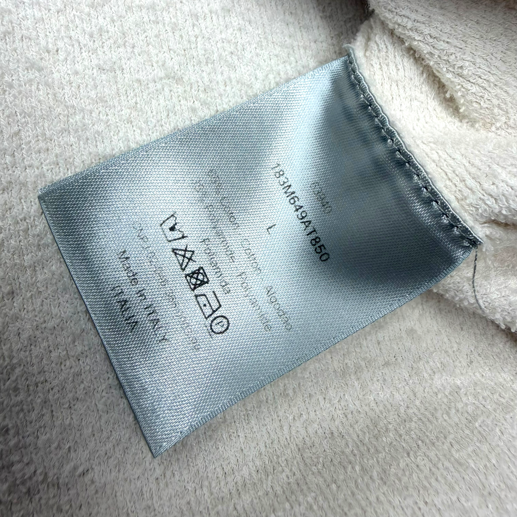 Dior x Stussy "Year of The Ox" Terry Cloth Tee L