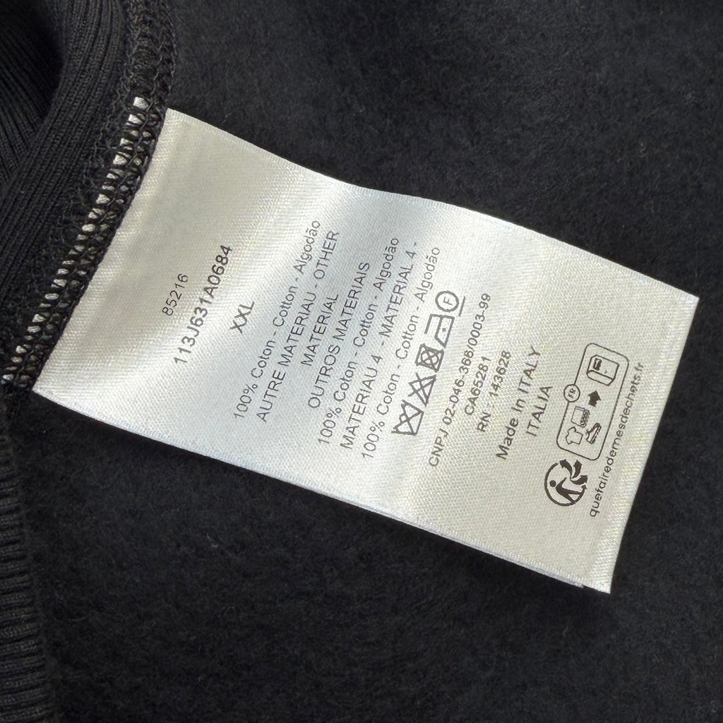 Dior Oblique Relaxed-Fit Hooded Sweatshirt Black XXL