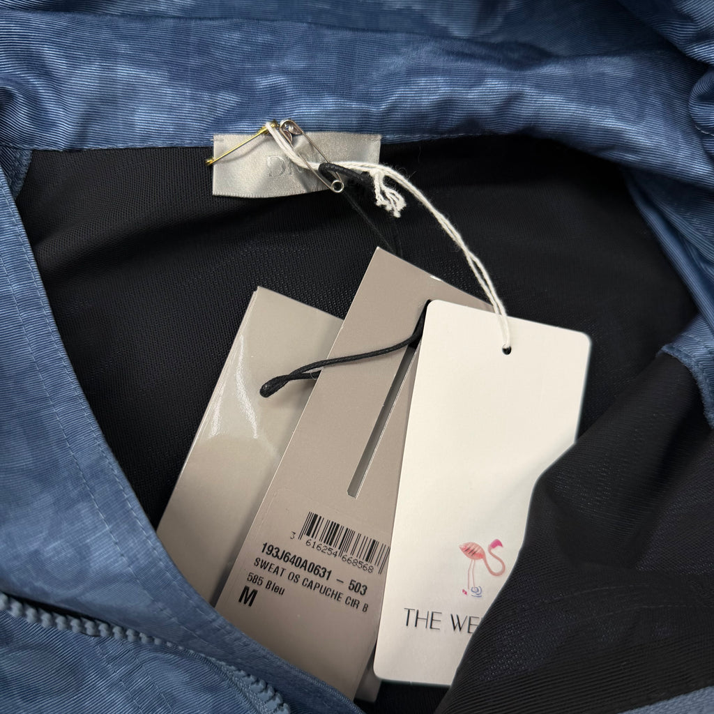 Dior Oblique Hooded Anorak Blue/Black M