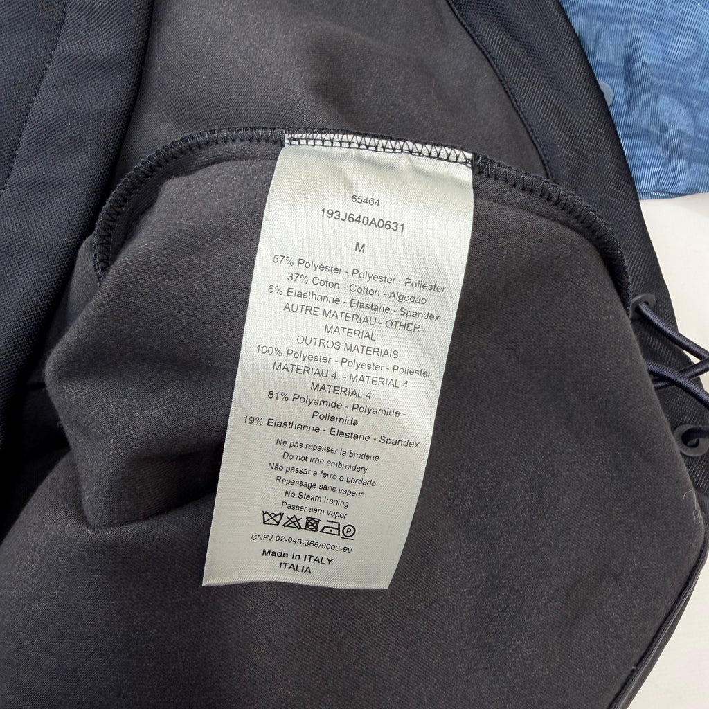 Dior Oblique Hooded Anorak Blue/Black M