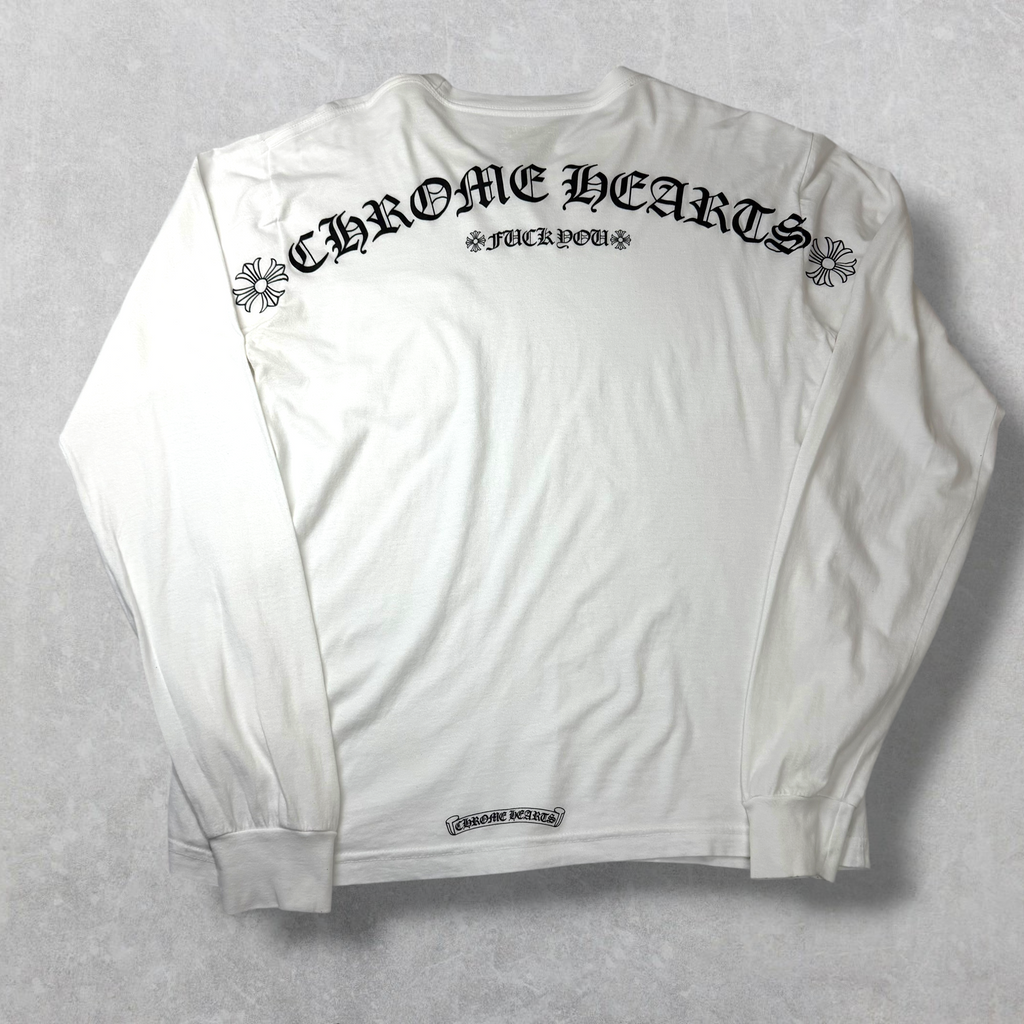 Chrome Hearts Arch Logo Fuck You L/S Tee L