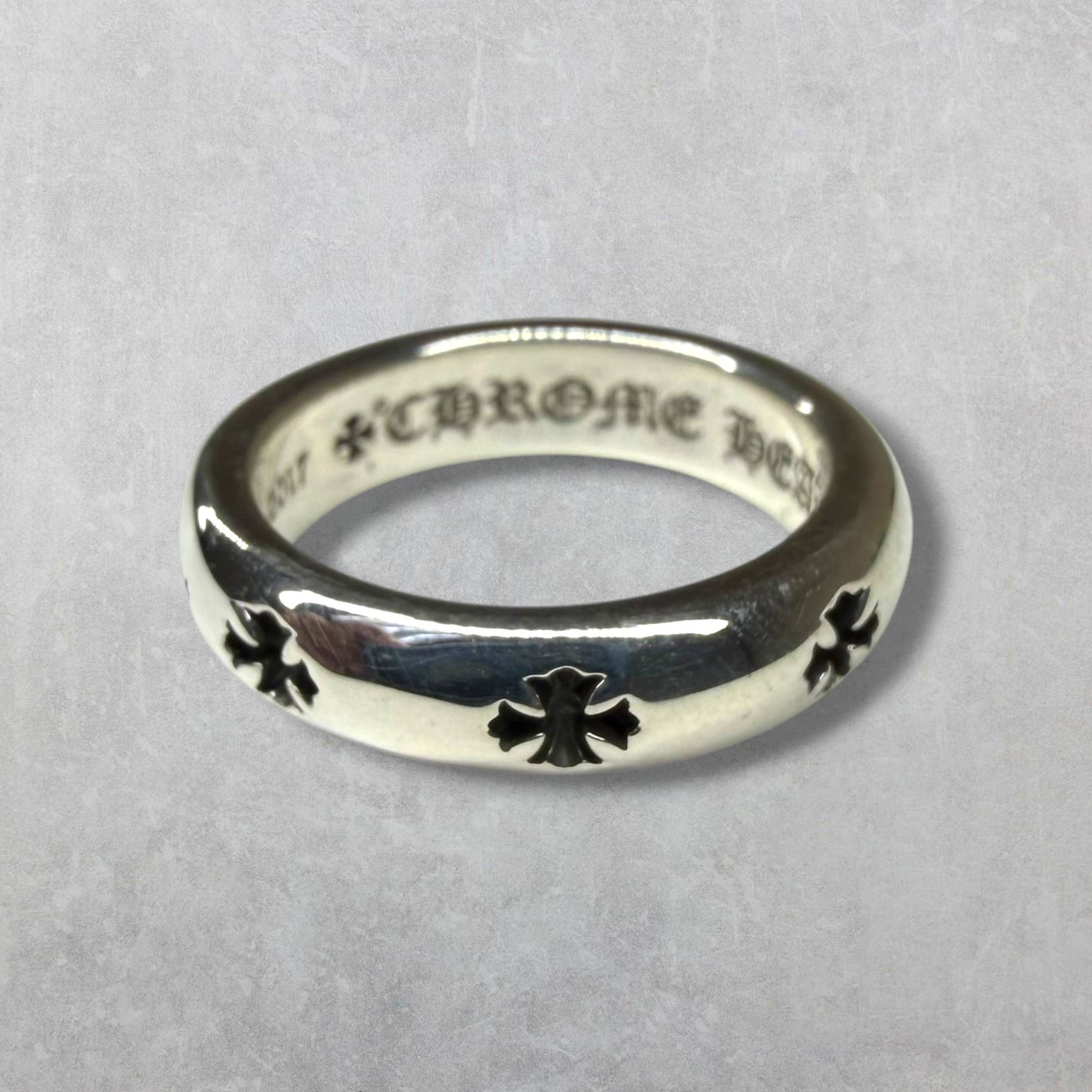 Chrome Hearts Negative Plus Cross Ring 9