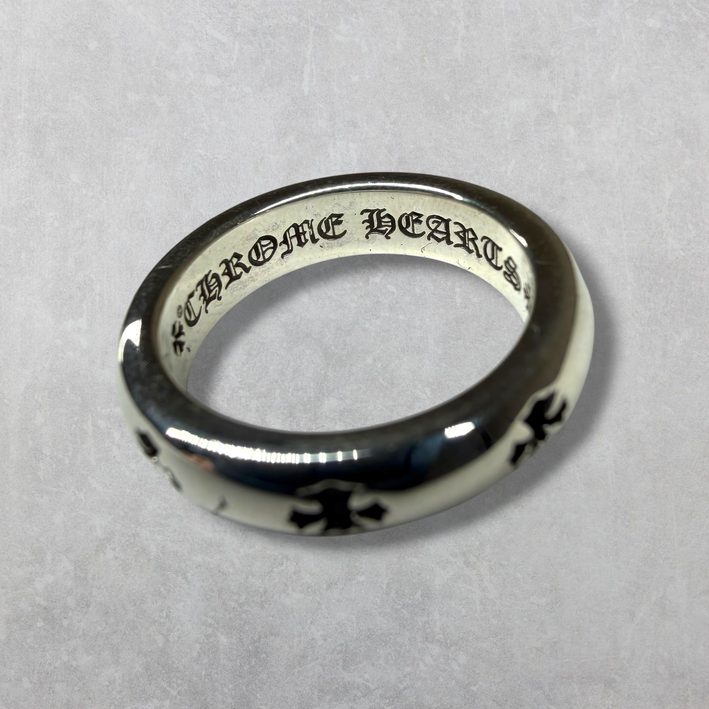 Chrome Hearts Negative Plus Cross Ring 9
