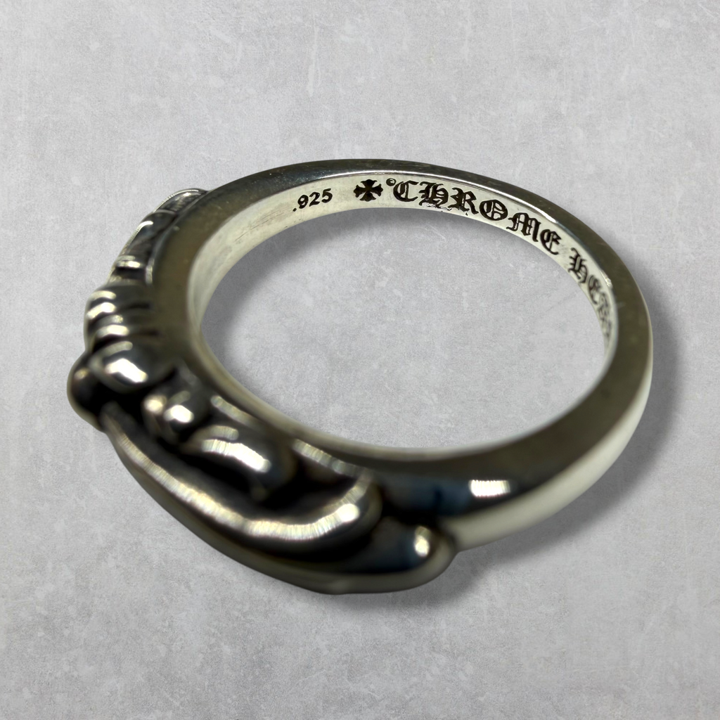 Chrome Hearts Baby Classic Floral Cross Ring 7