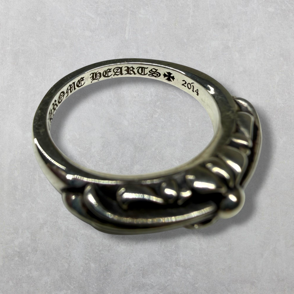 Chrome Hearts Baby Classic Floral Cross Ring 7