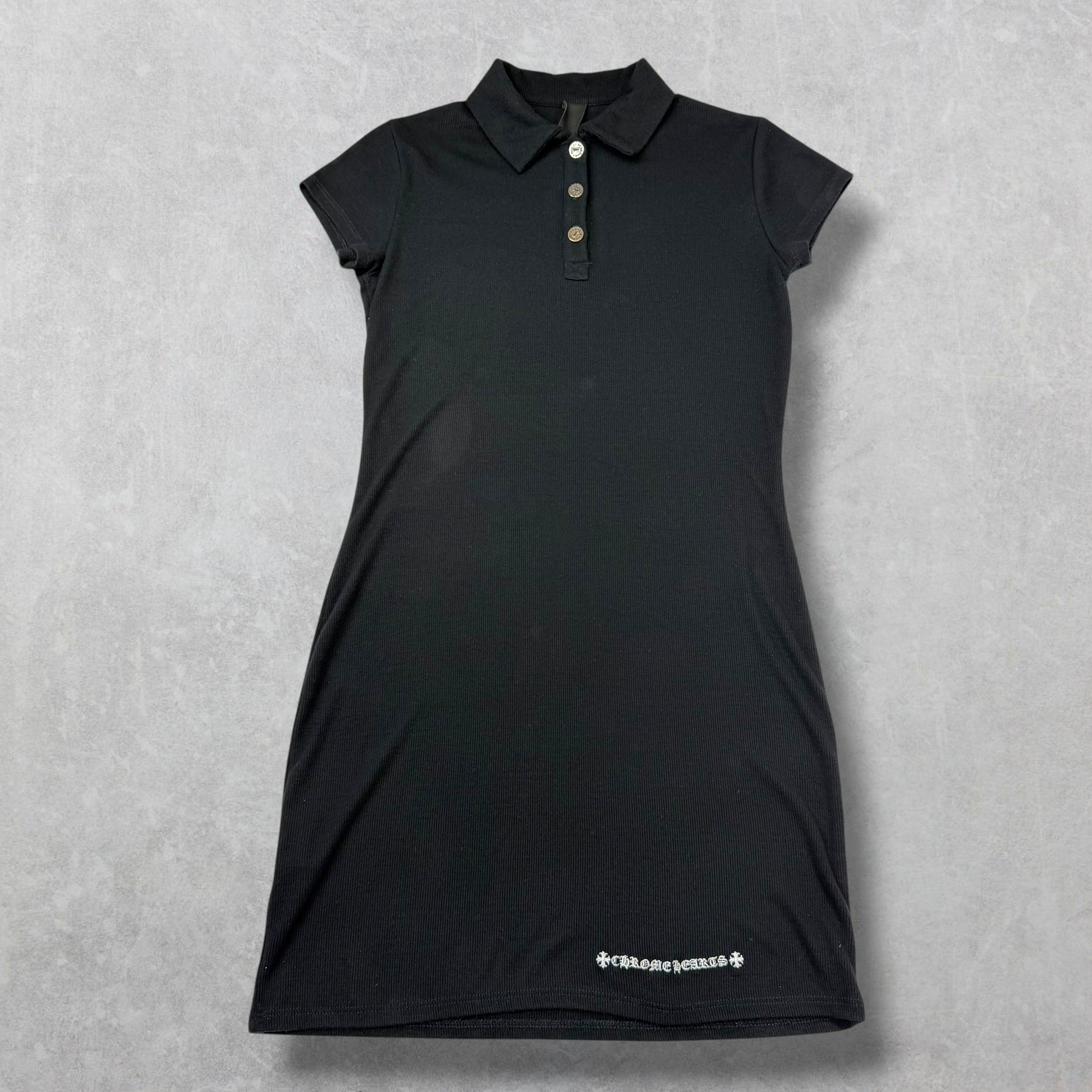 Chrome Hearts Collared Mini Dress S