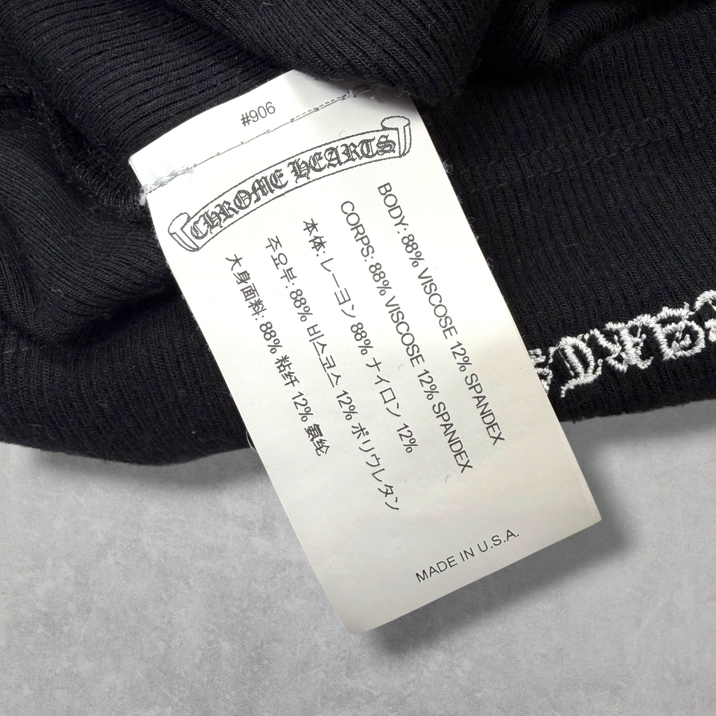 Chrome Hearts Dagger Embroidered Cropped Cardigan M