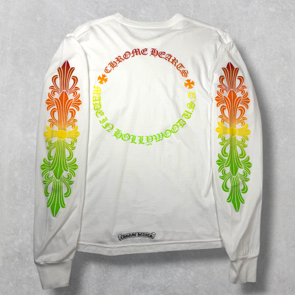 Chrome Hearts Gradient Hollywood L/S White M