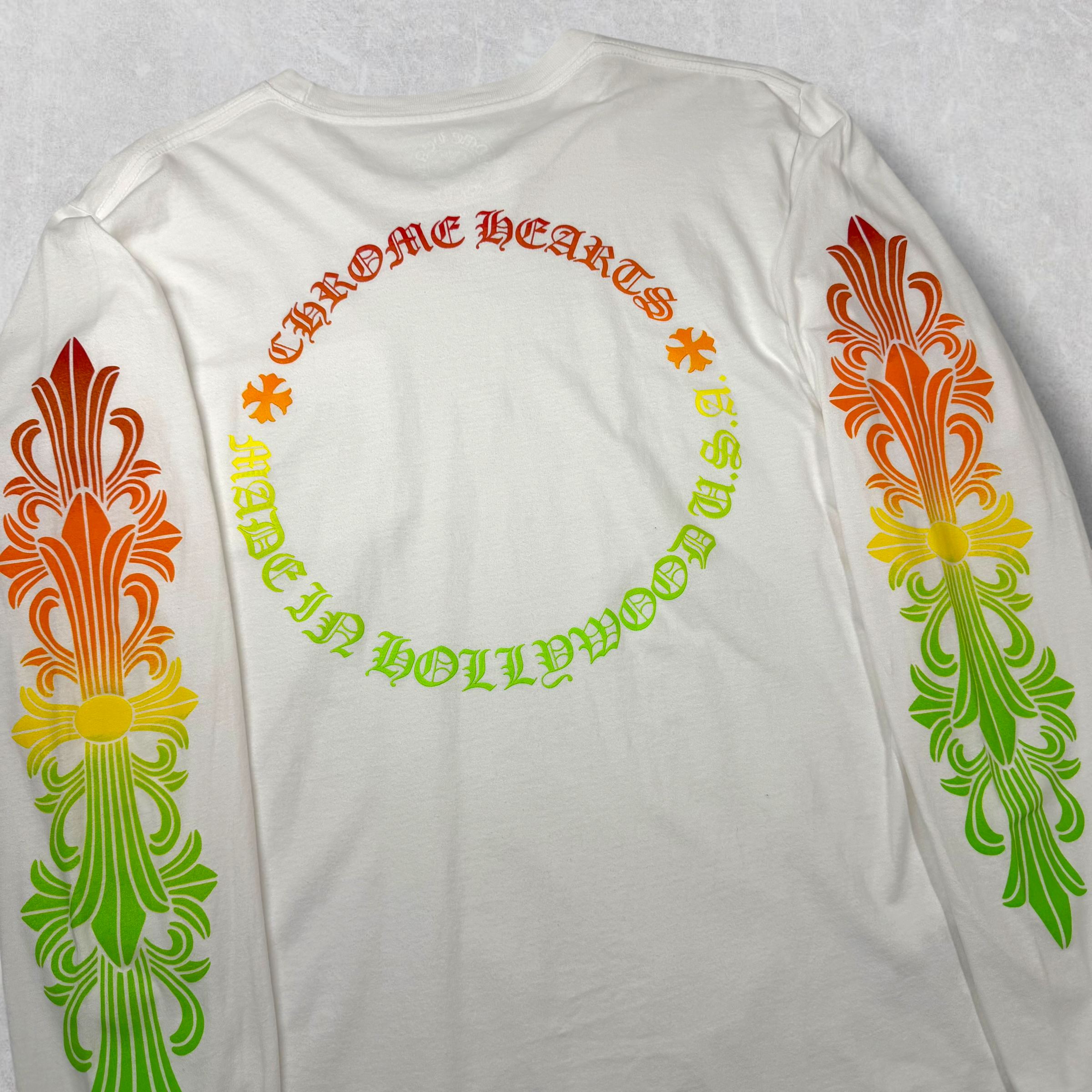Chrome Hearts Gradient Hollywood L/S White M