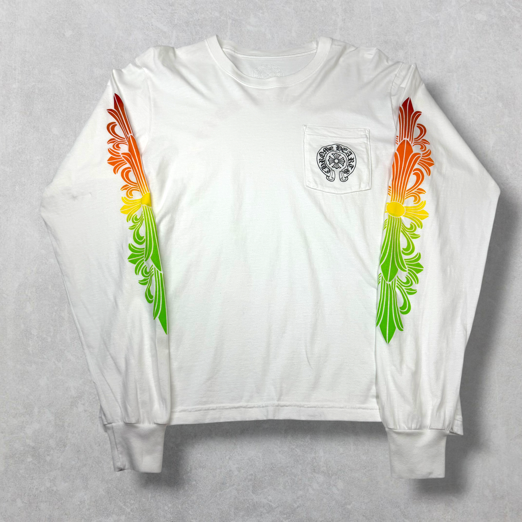 Chrome Hearts Gradient Hollywood L/S White M