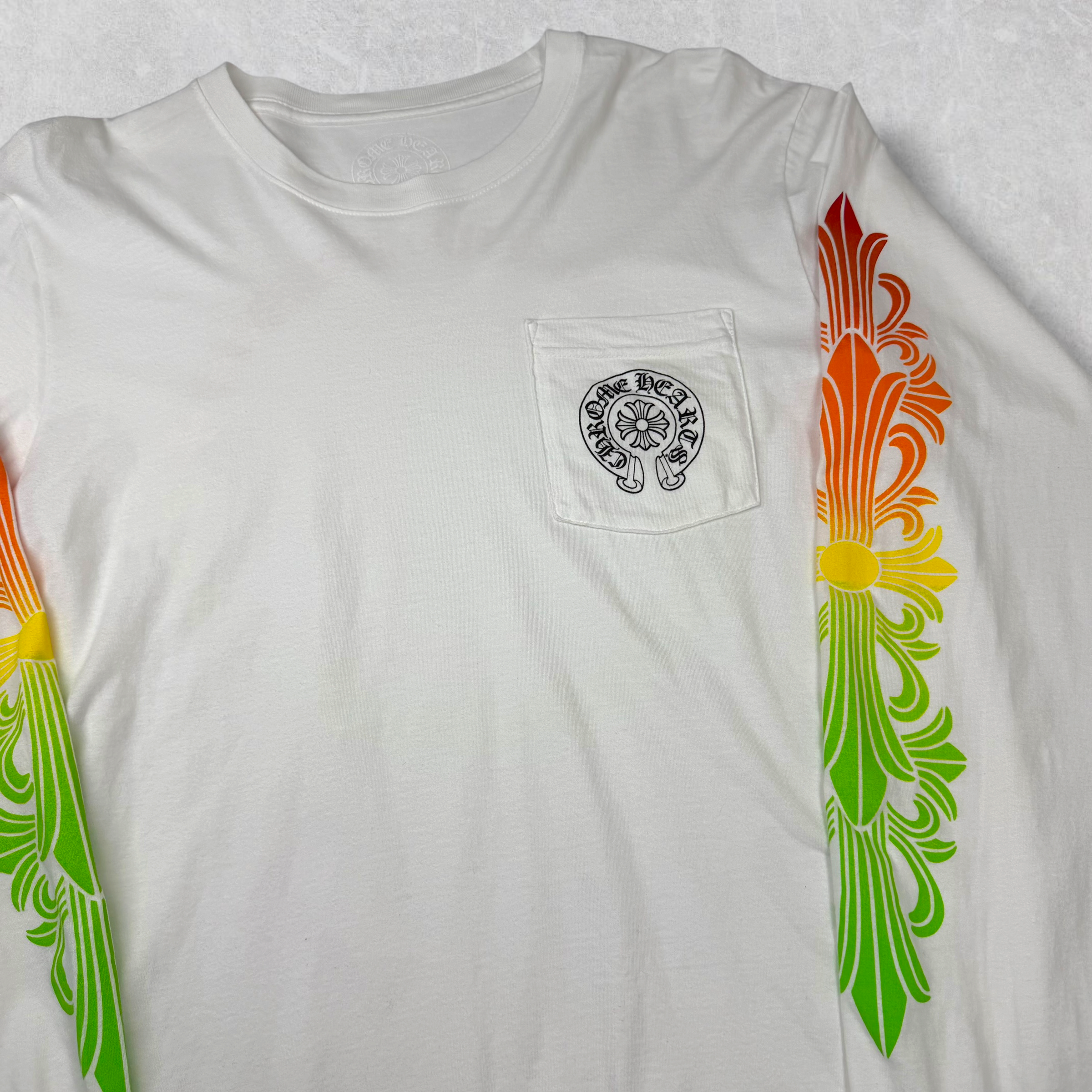 Chrome Hearts Gradient Hollywood L/S White M
