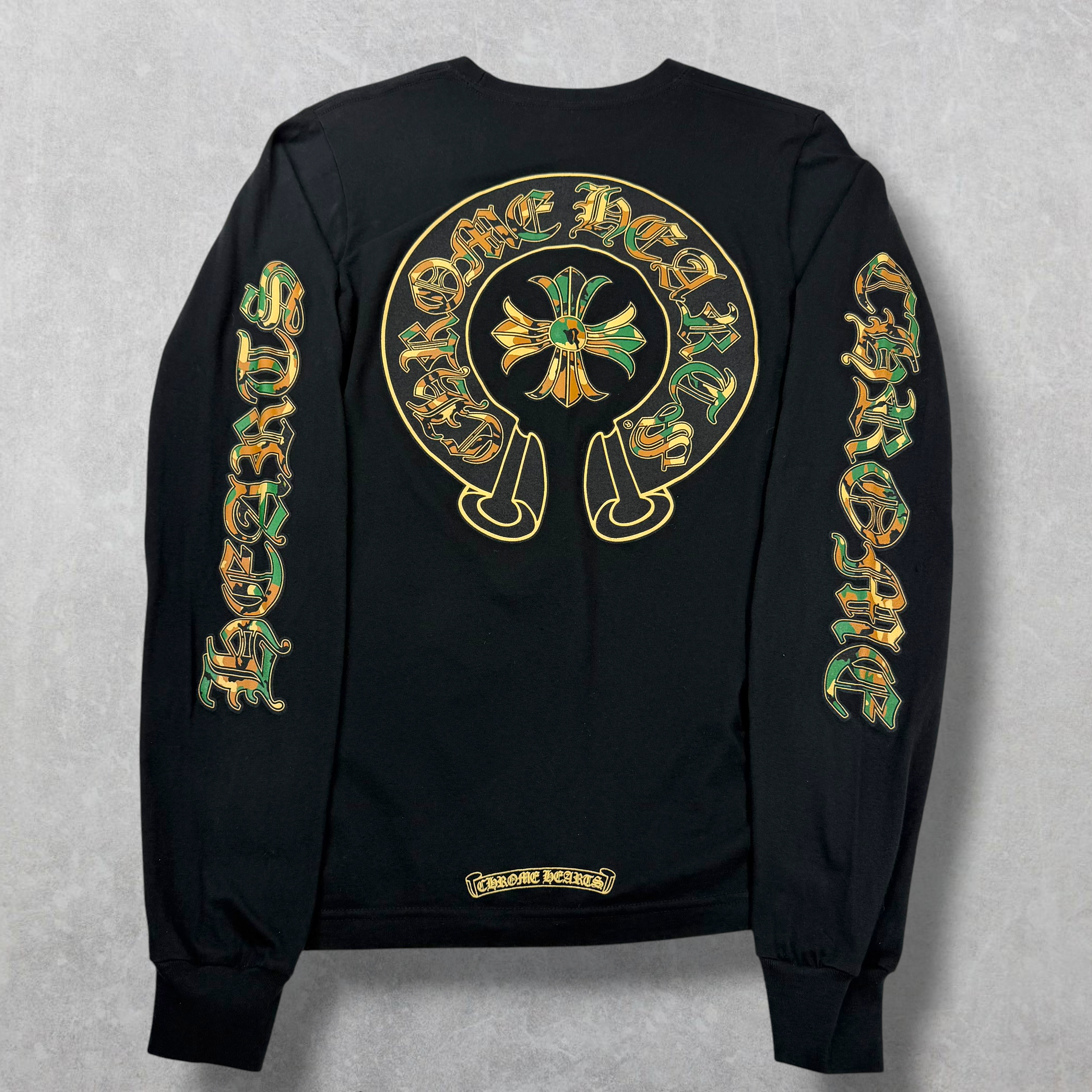 Chrome Hearts Camo Horseshoe L/S S