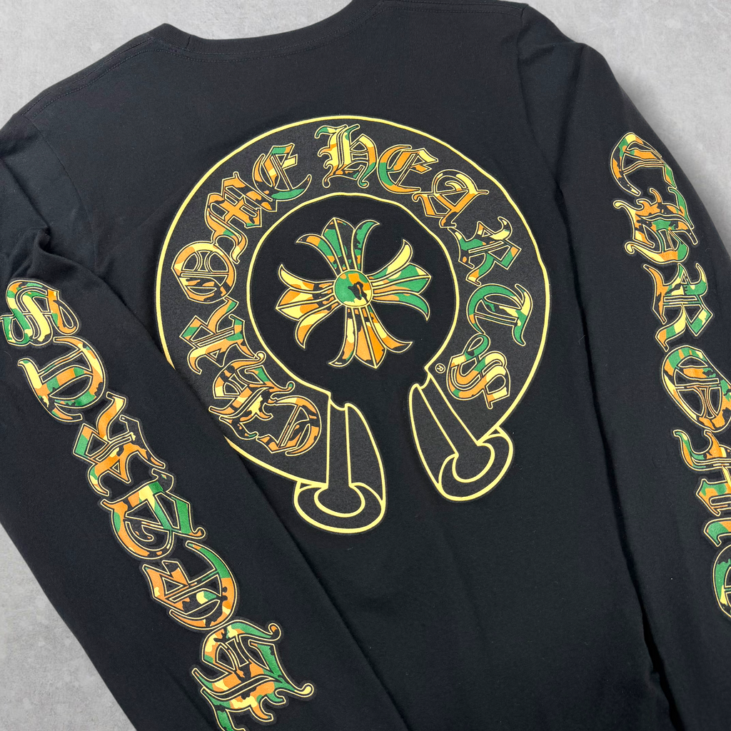 Chrome Hearts Camo Horseshoe L/S S