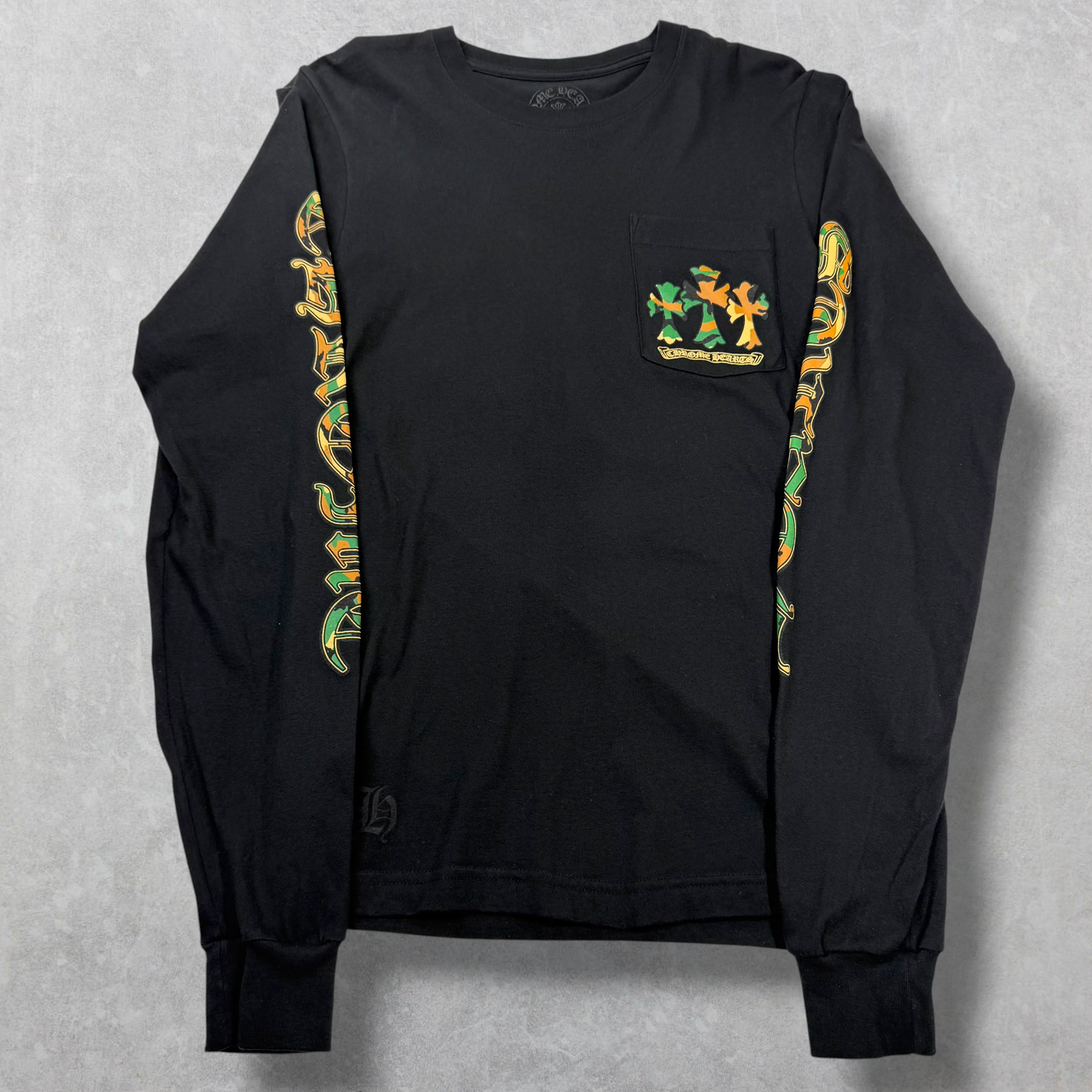 Chrome Hearts Camo Horseshoe L/S S