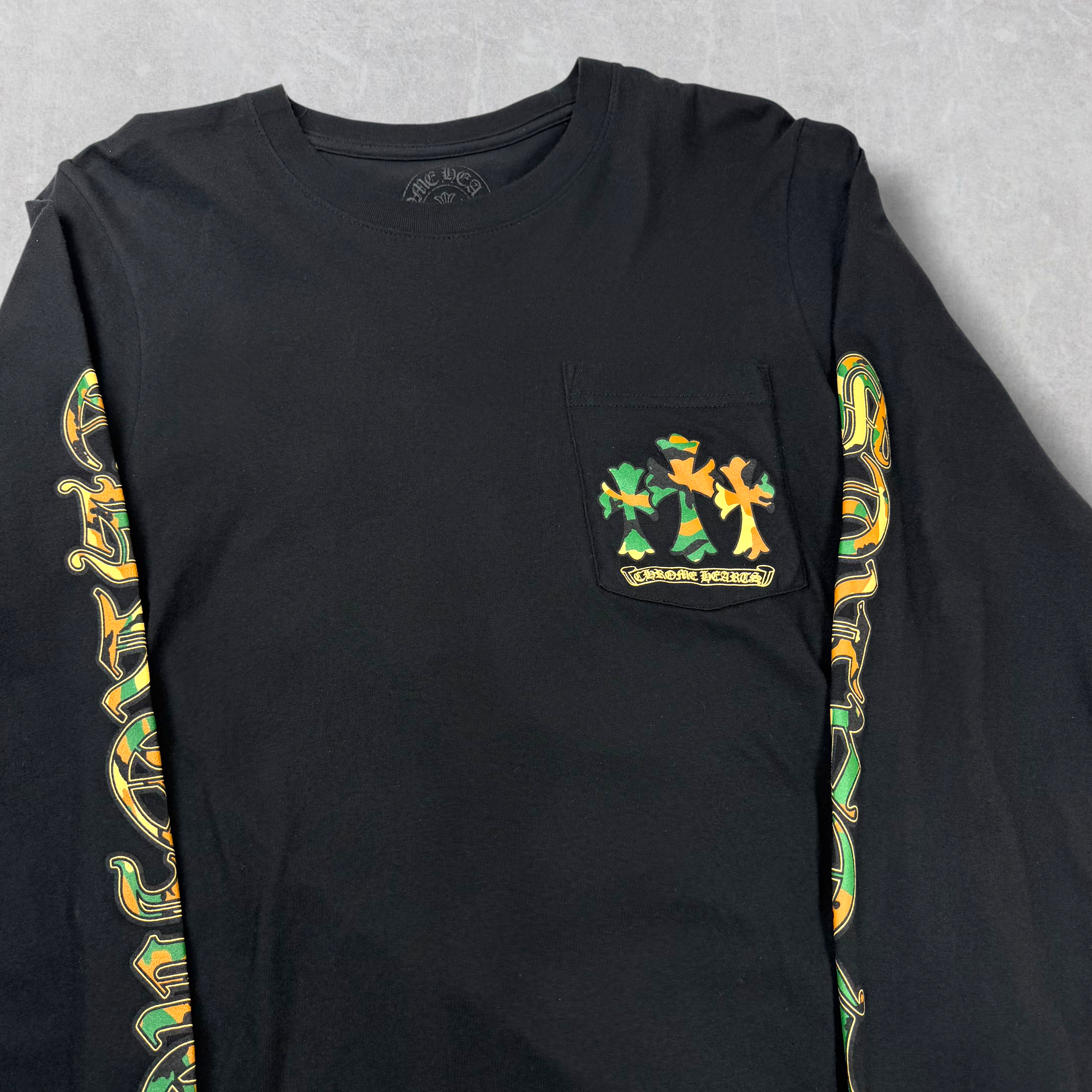 Chrome Hearts Camo Horseshoe L/S S