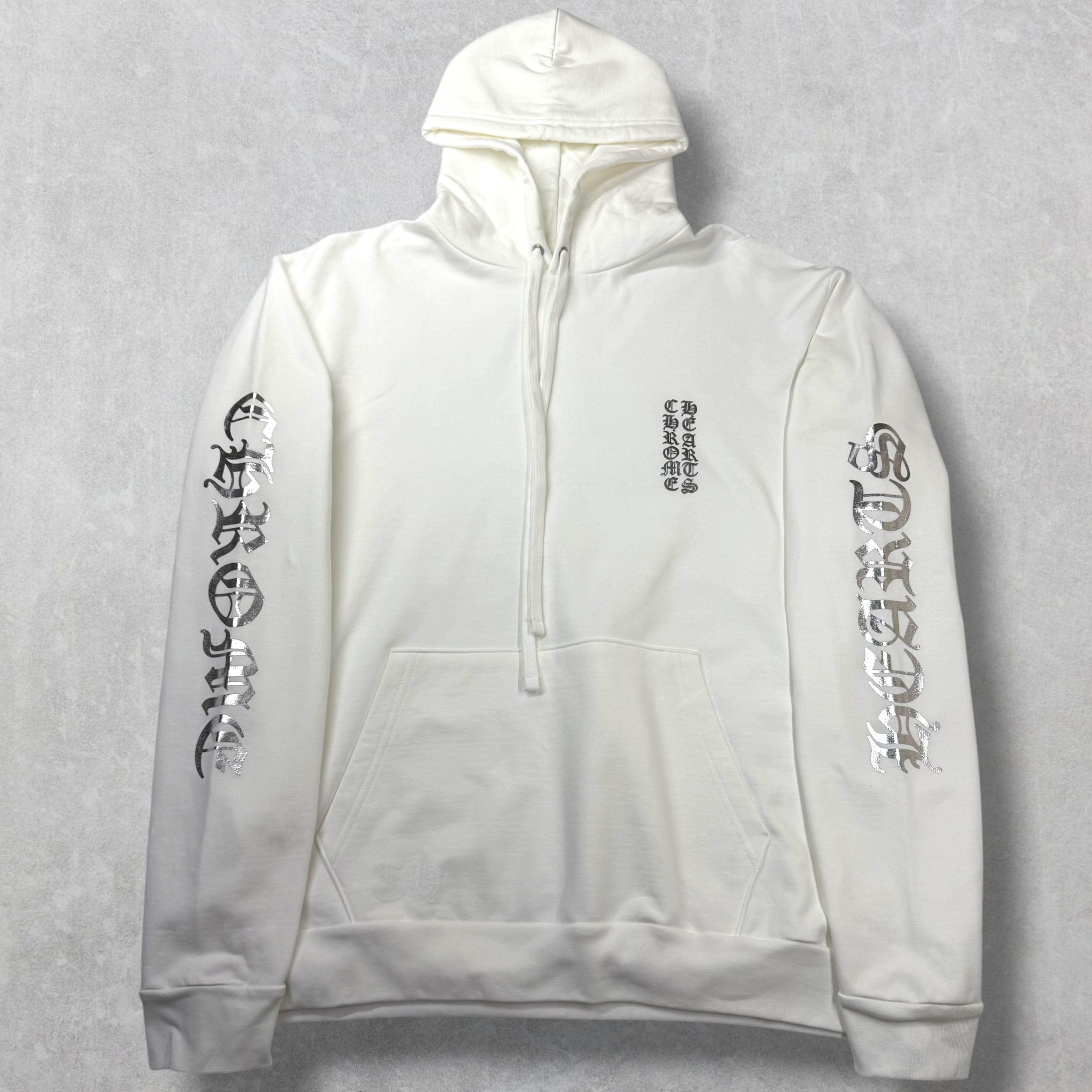 Chrome Hearts Silver Foil Hoodie XL