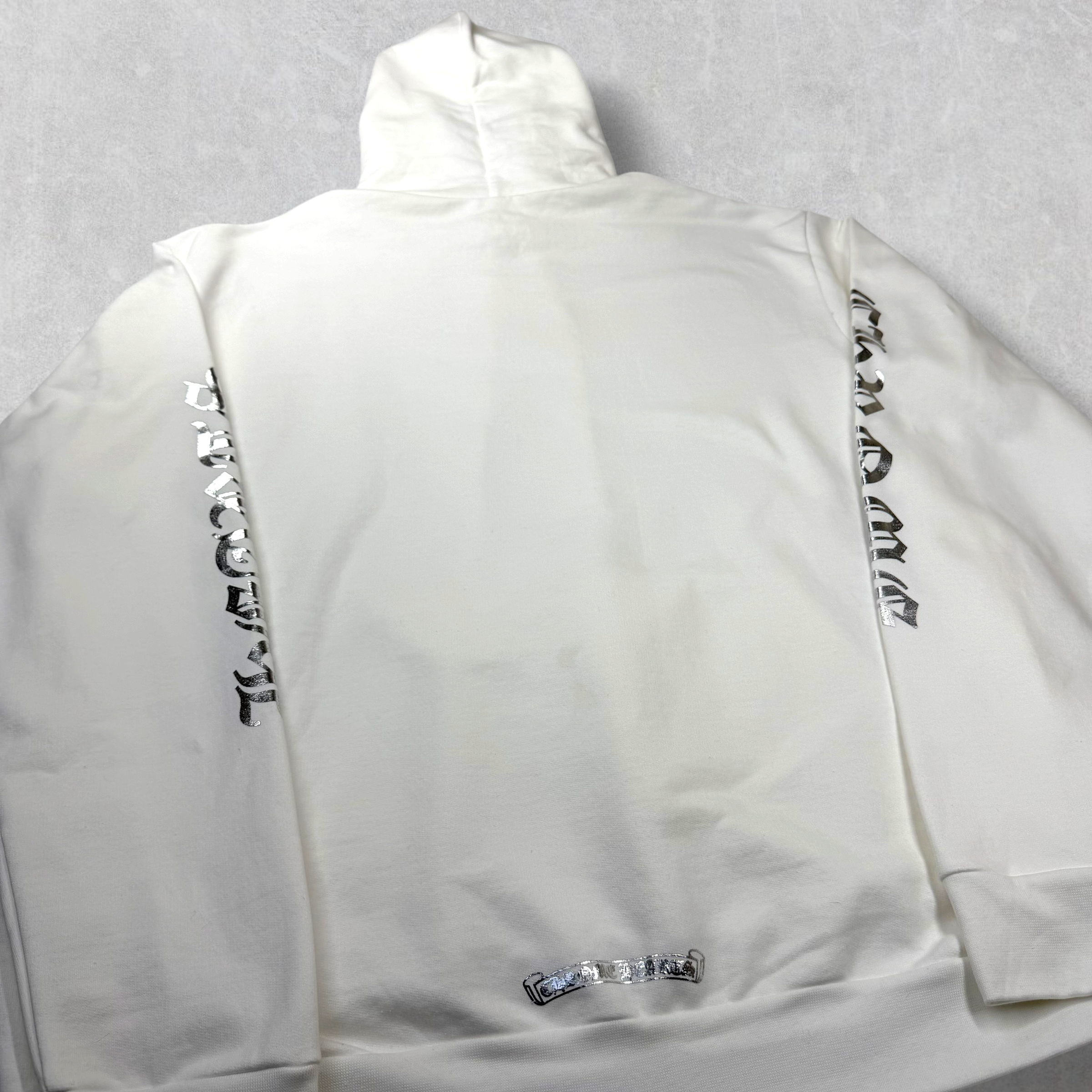 Chrome Hearts Silver Foil Hoodie XL