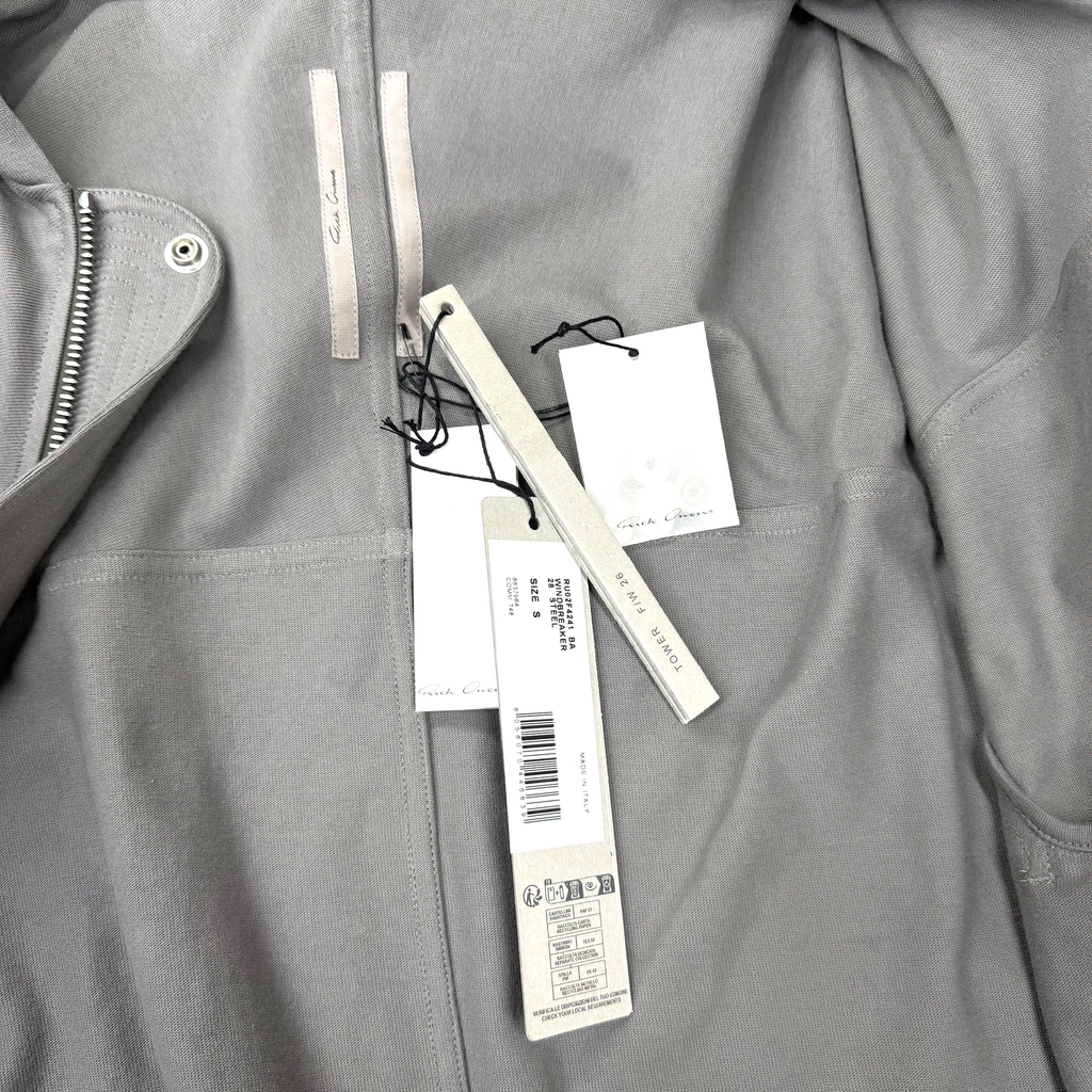 Rick Owens Tower Windbreaker Hoodie S