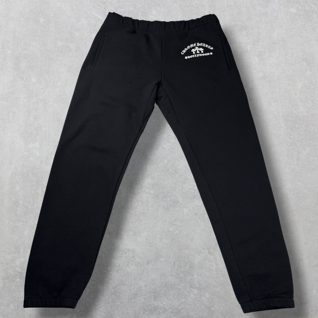 Chrome Hearts Triple Cross Embroidered Sweats Black XL
