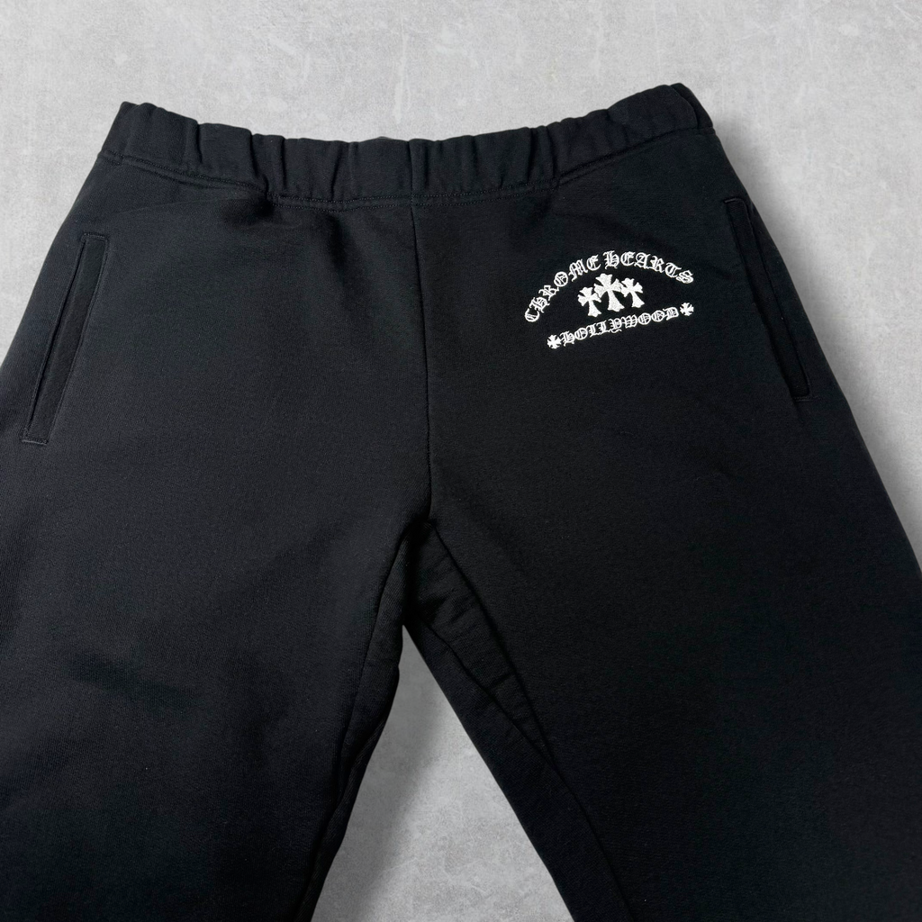 Chrome Hearts Triple Cross Embroidered Sweats Black XL