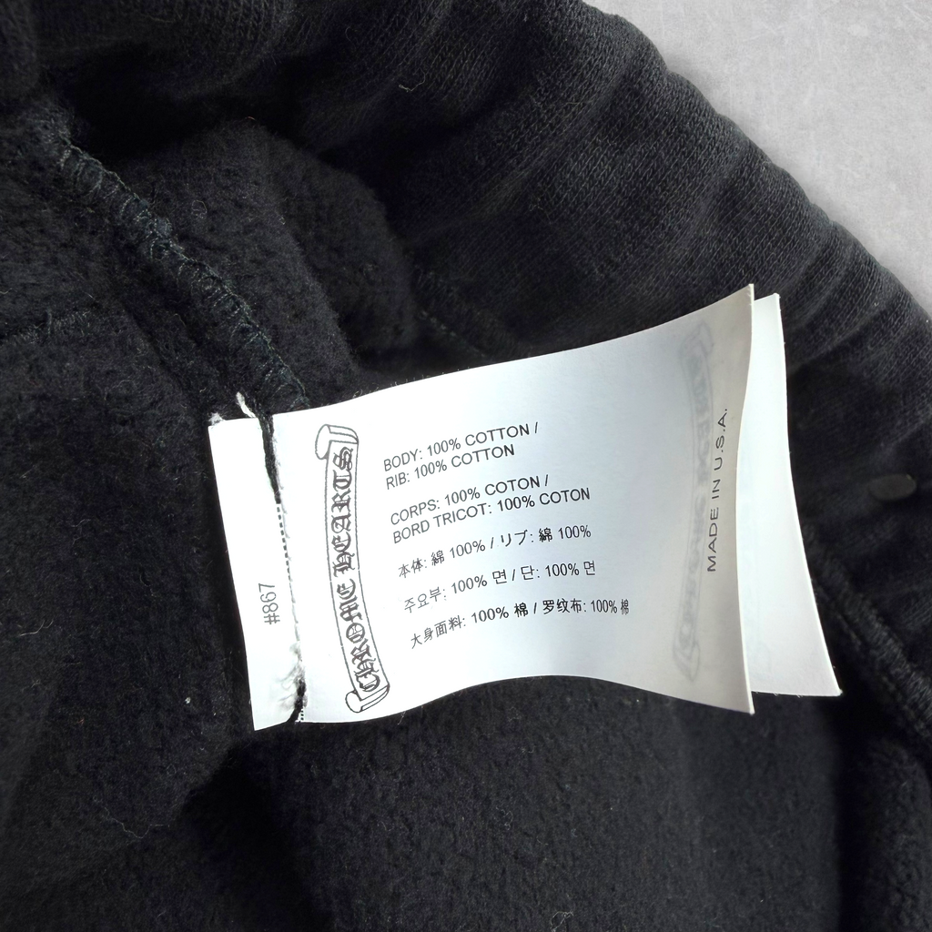 Chrome Hearts Triple Cross Embroidered Sweats Black XL
