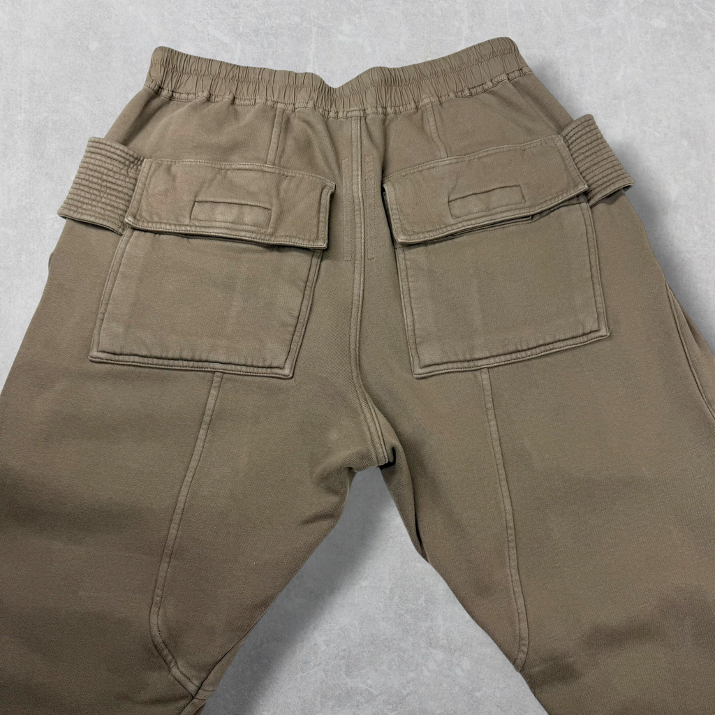 Rick Owens DRKSHDW Creatch Cargo Drawstring Pants Dust M