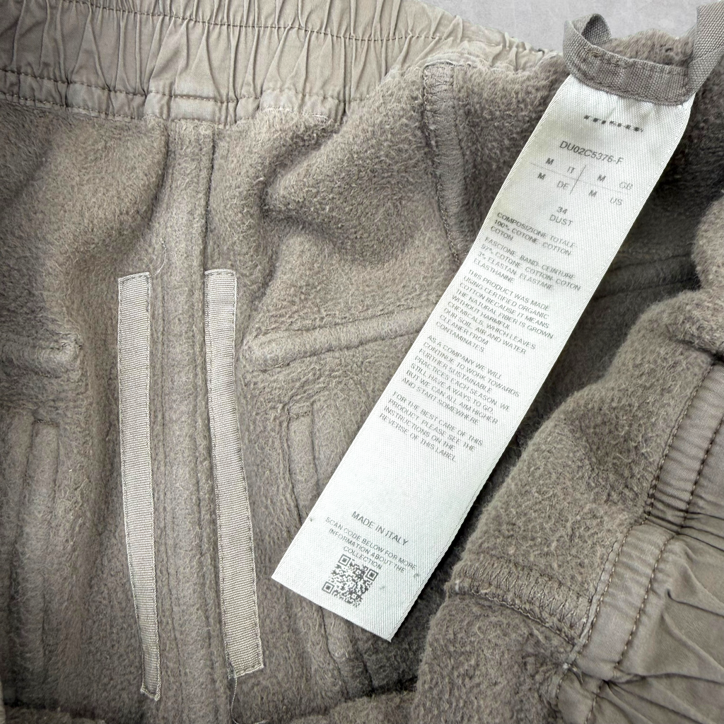 Rick Owens DRKSHDW Creatch Cargo Drawstring Pants Dust M