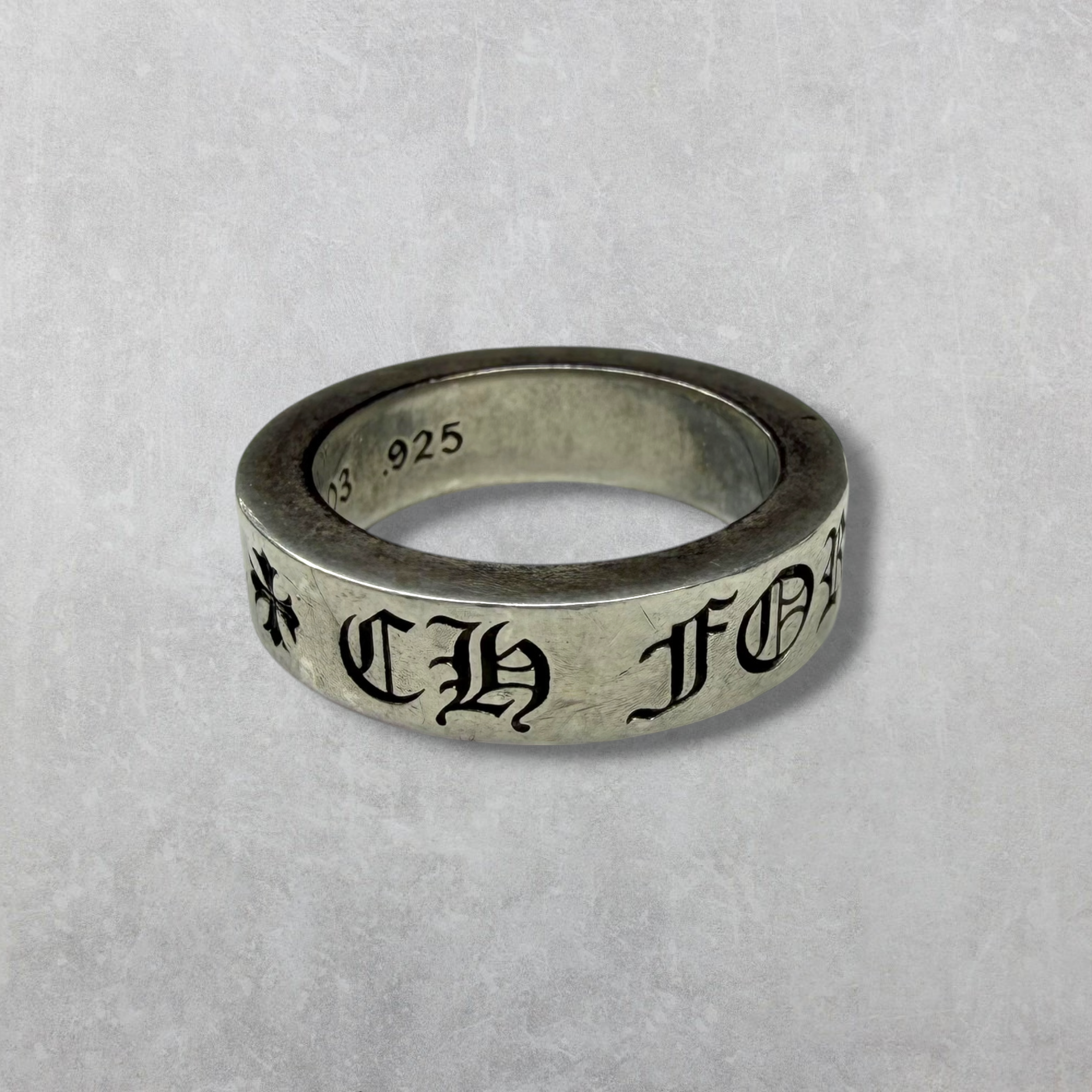 Chrome Hearts Forever 6MM Spacer Ring 7