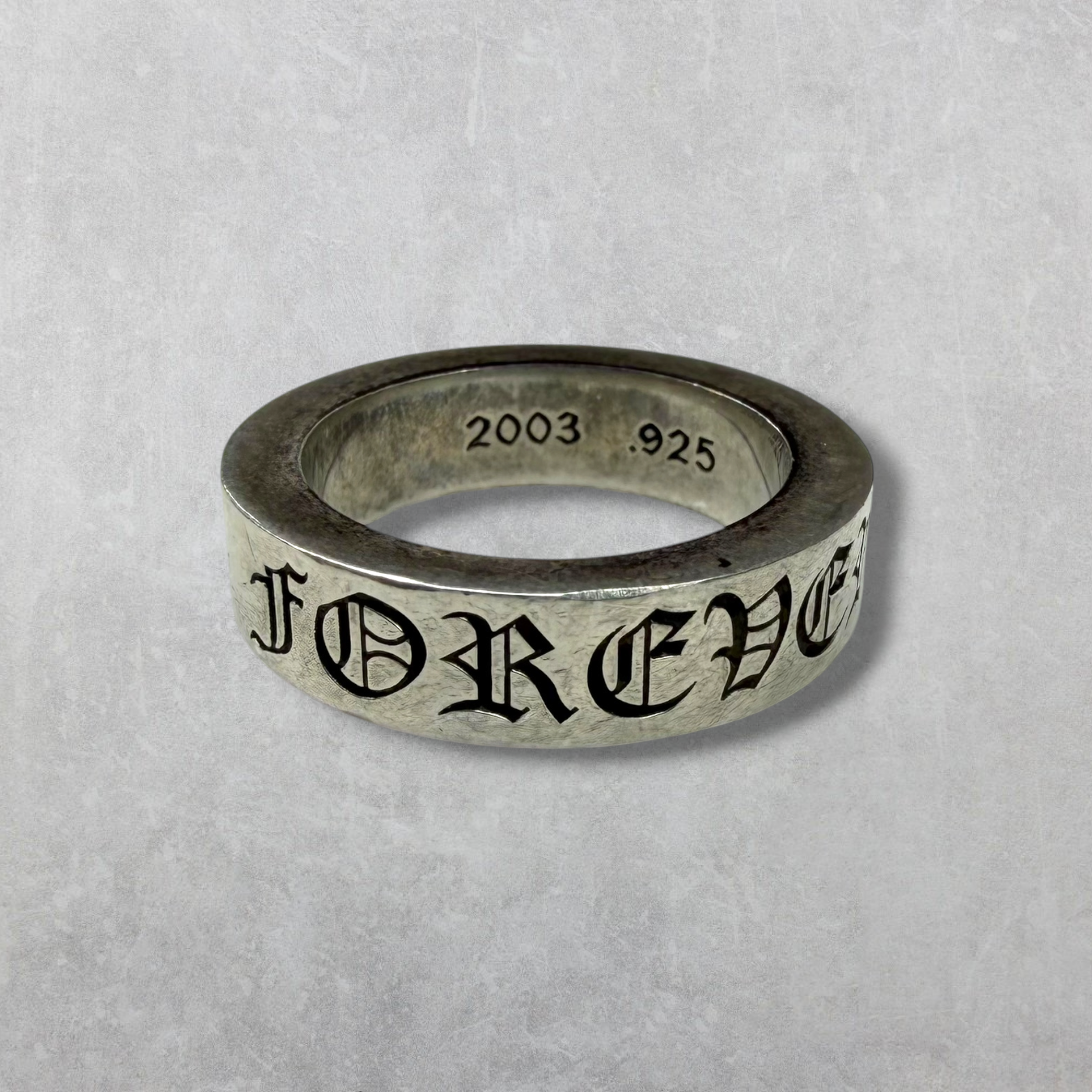 Chrome Hearts Forever 6MM Spacer Ring 7